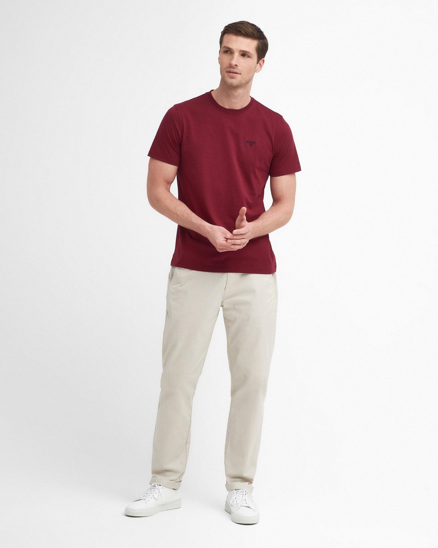 Barbour Sports Mens T-Shirt - Highland Red