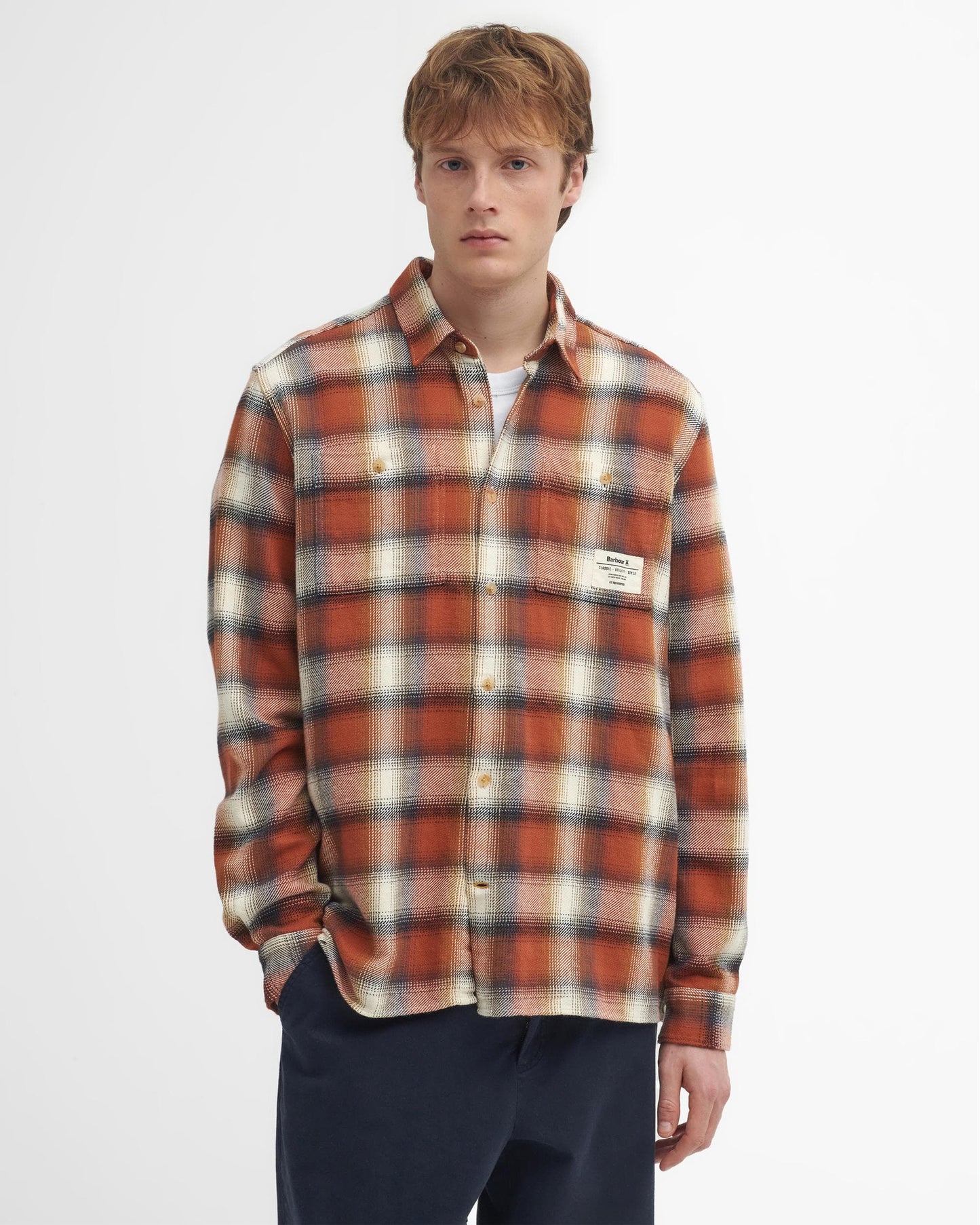 Barbour Barbour Stonebank Mens Relaxed Long Sleeve Checked Shirt