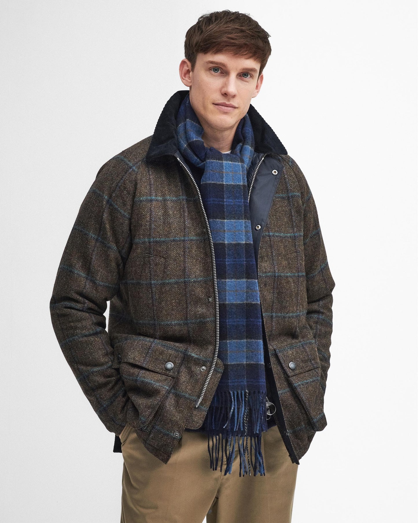 Barbour Tartan Unisex Lambswool Scarf