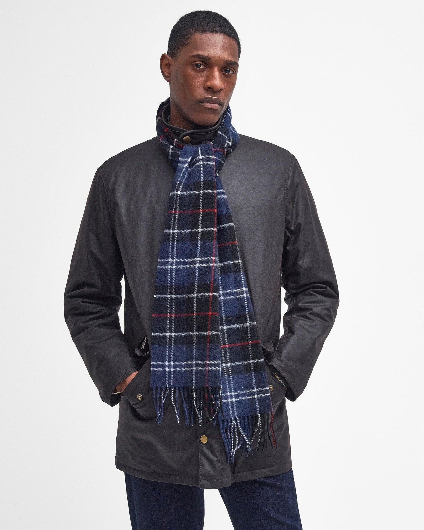 Barbour Tartan Unisex Lambswool Scarf