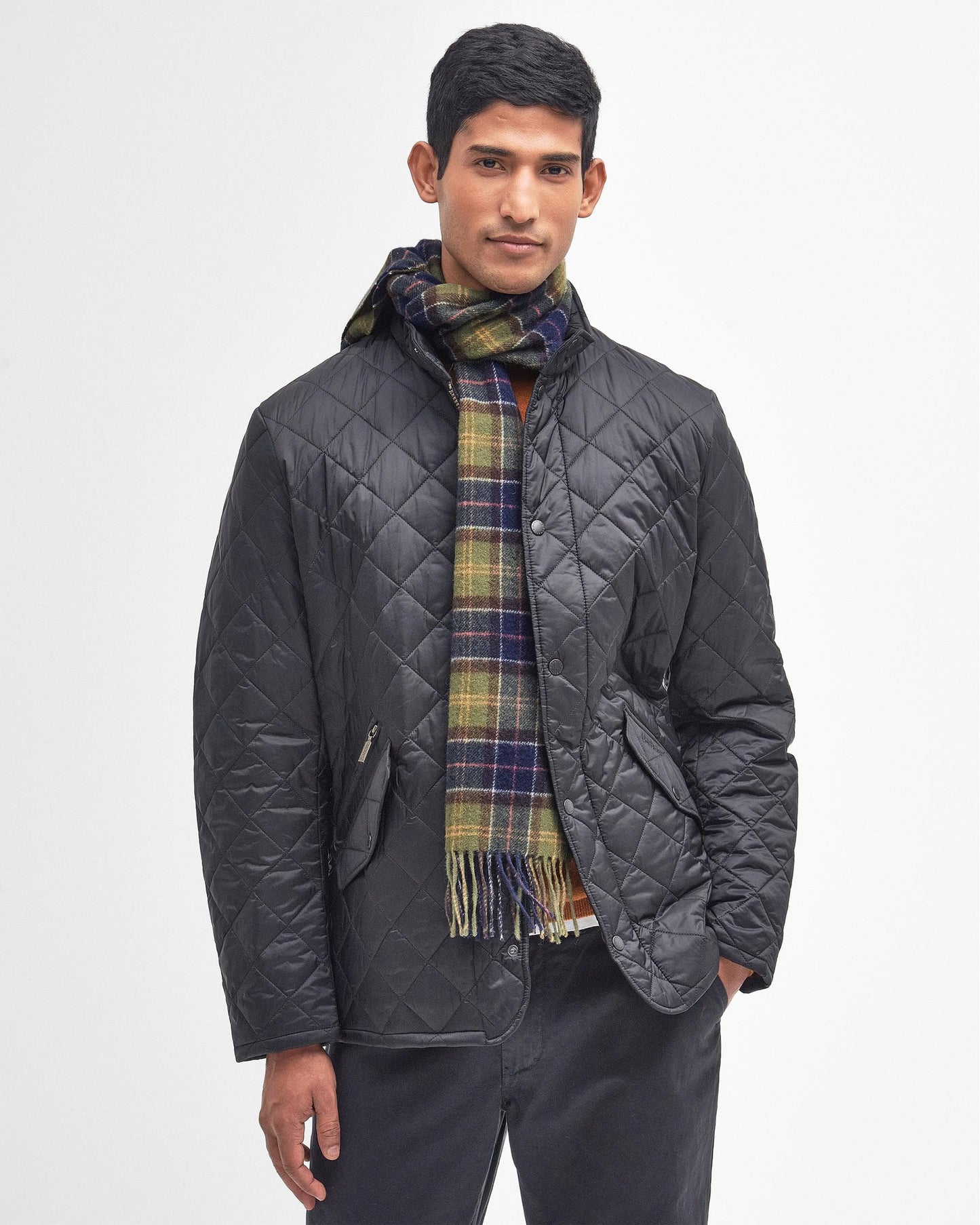 Barbour Tartan Unisex Lambswool Scarf