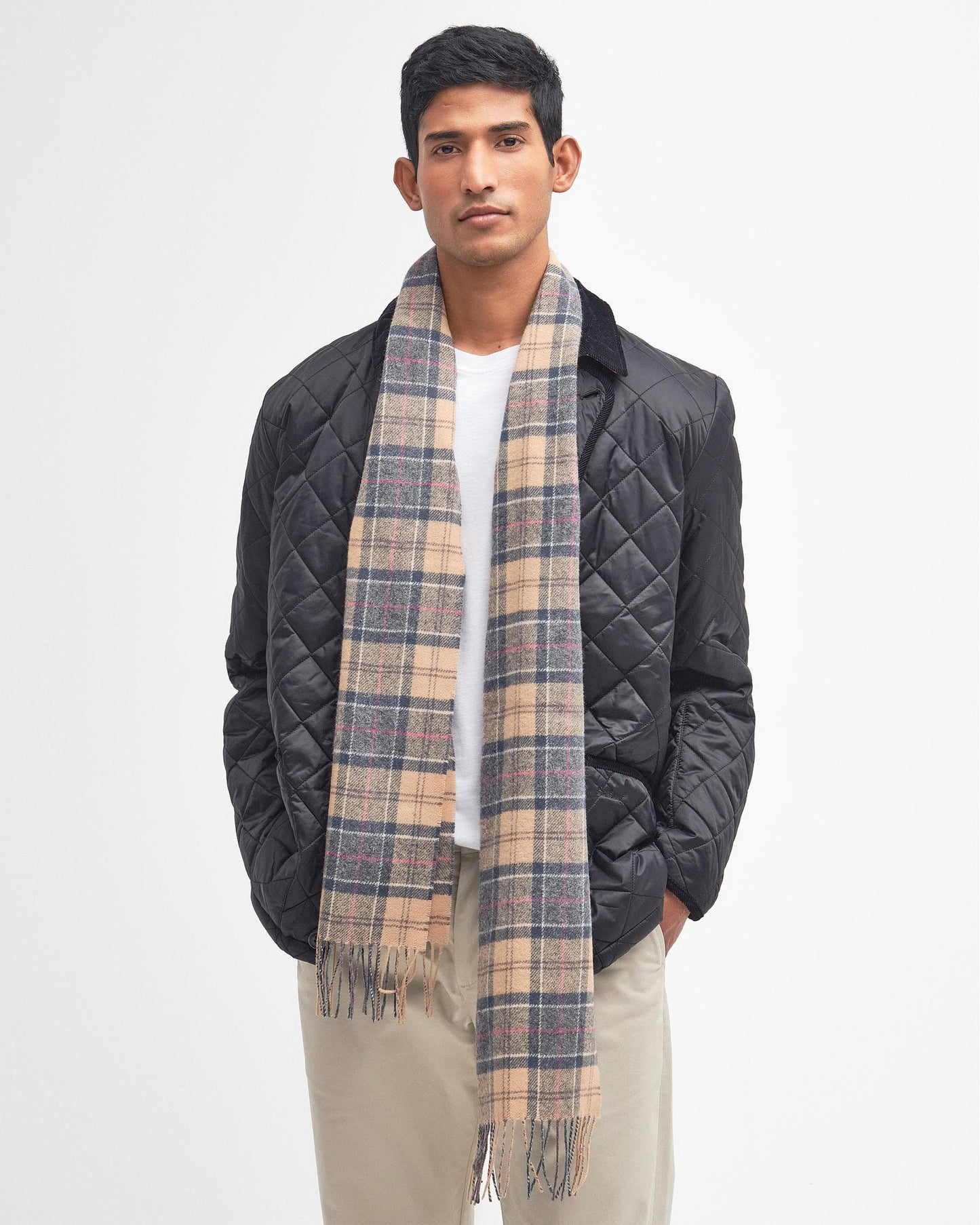 Barbour Tartan Unisex Lambswool Scarf