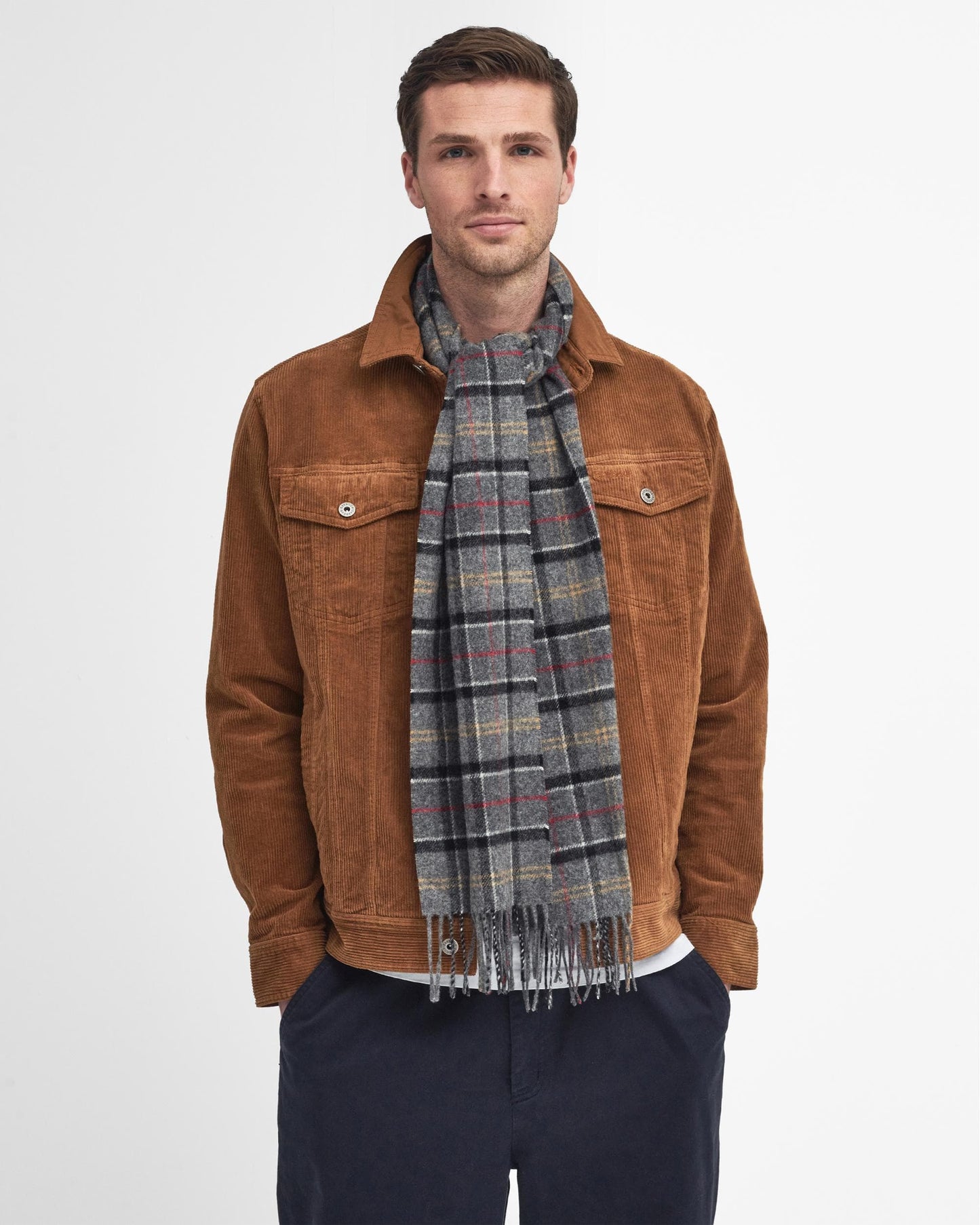 Barbour Tartan Unisex Lambswool Scarf