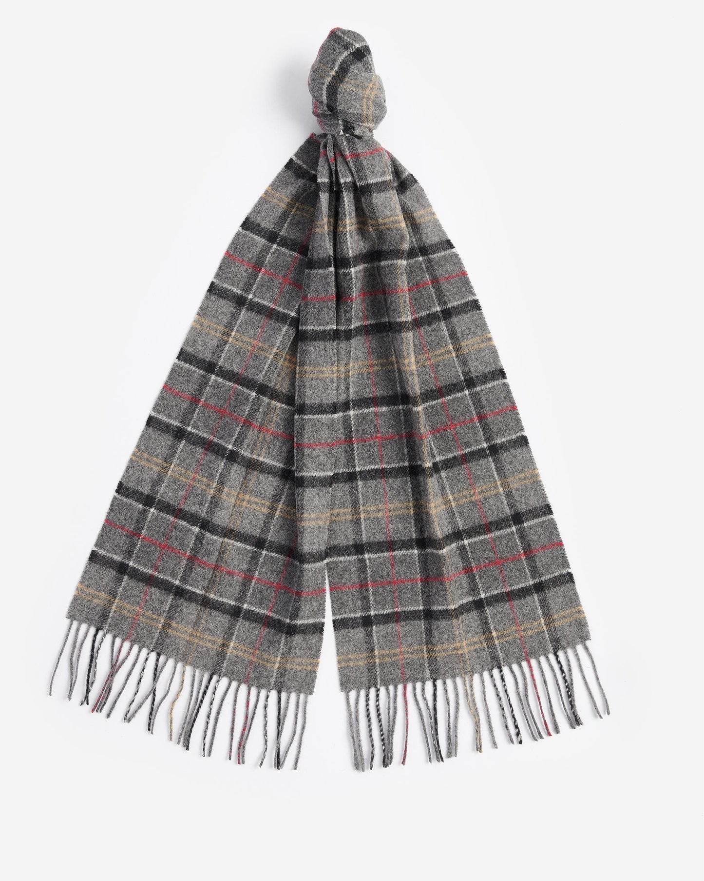 Barbour Tartan Unisex Lambswool Scarf - Modern
