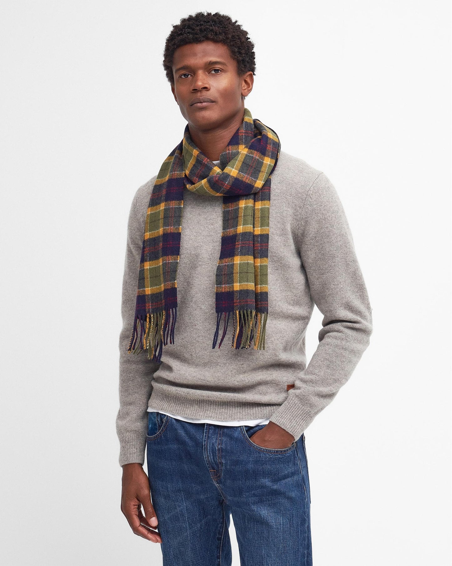 Barbour Tartan Unisex Lambswool Scarf