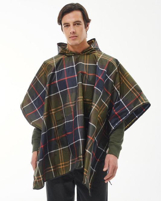 Barbour Unisex Tartan Showerproof Poncho