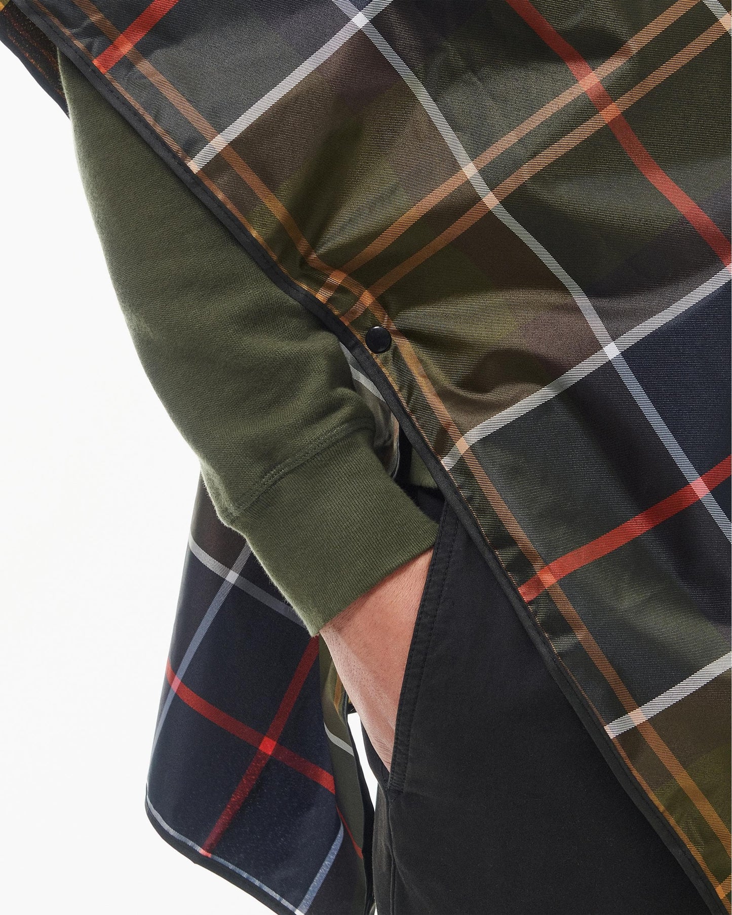 Barbour Unisex Tartan Showerproof Poncho