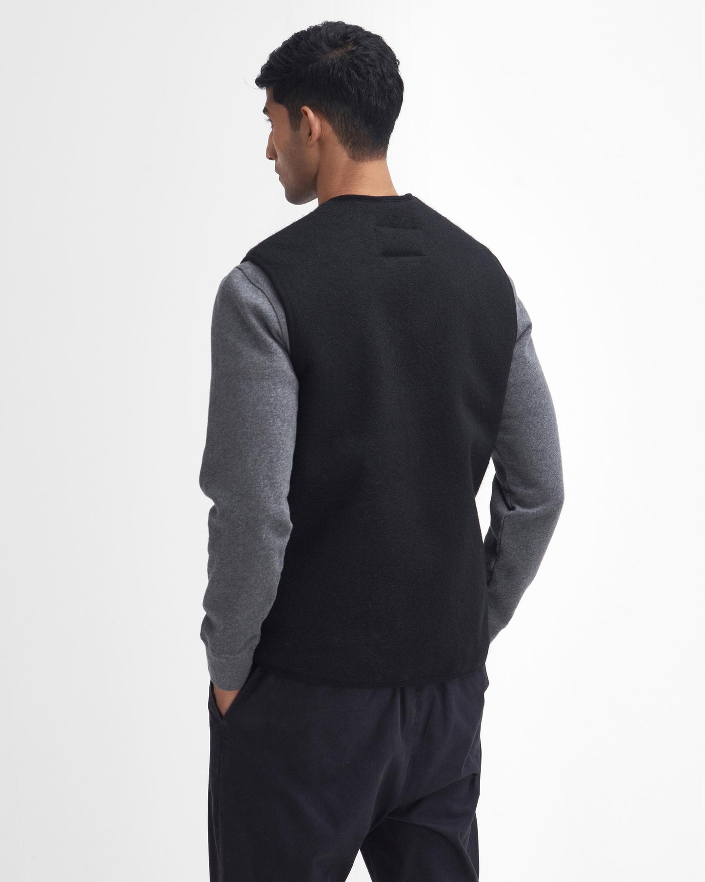 Barbour Warm Pile Waistcoat Zip-In Liner - Black