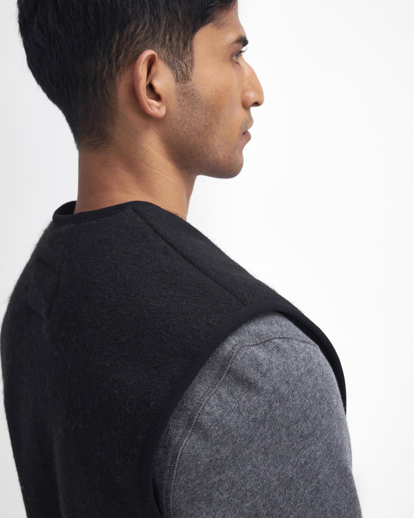 Barbour Warm Pile Waistcoat Zip-In Liner - Black