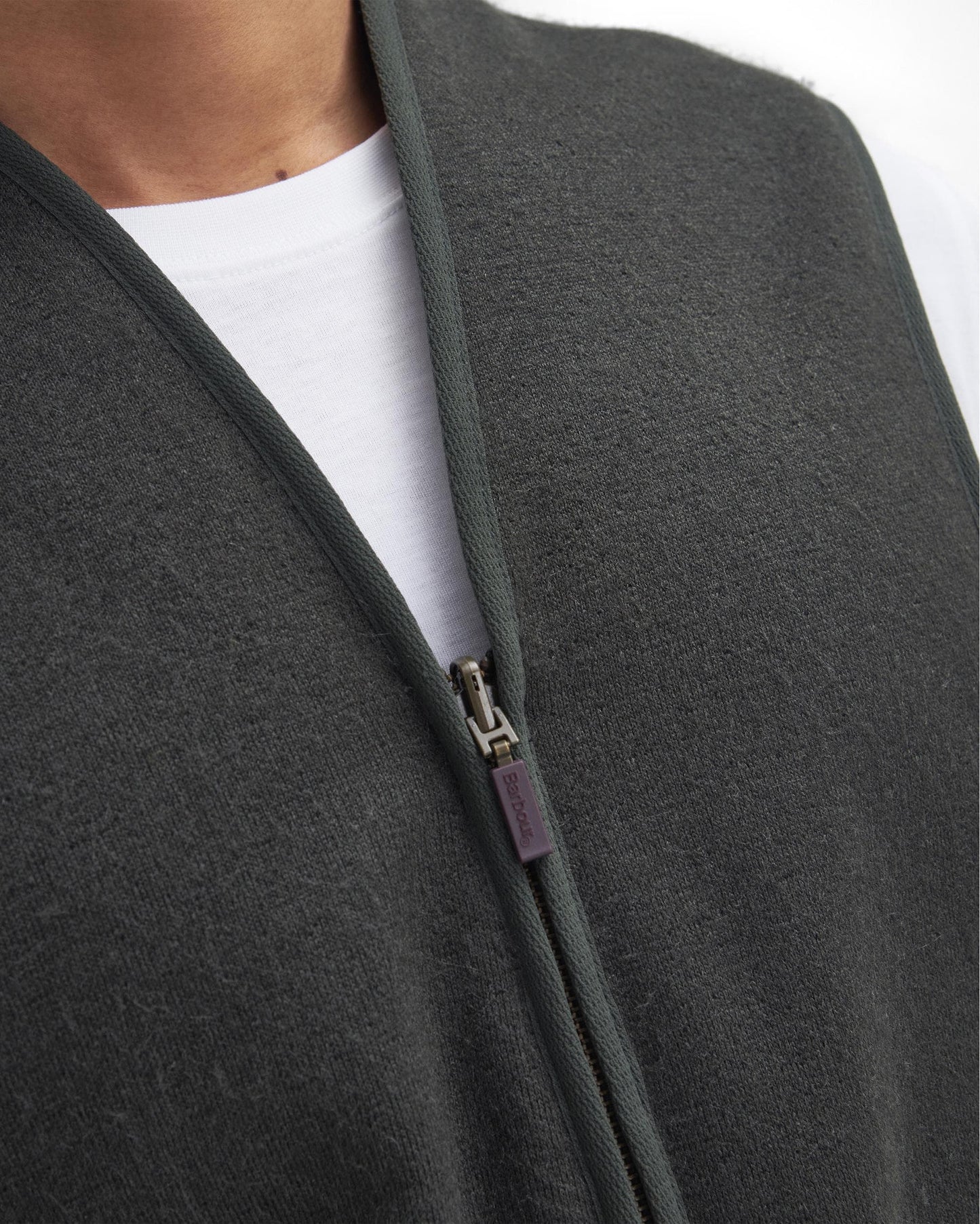 Barbour Warm Pile Waistcoat Zip-In Liner - Sage