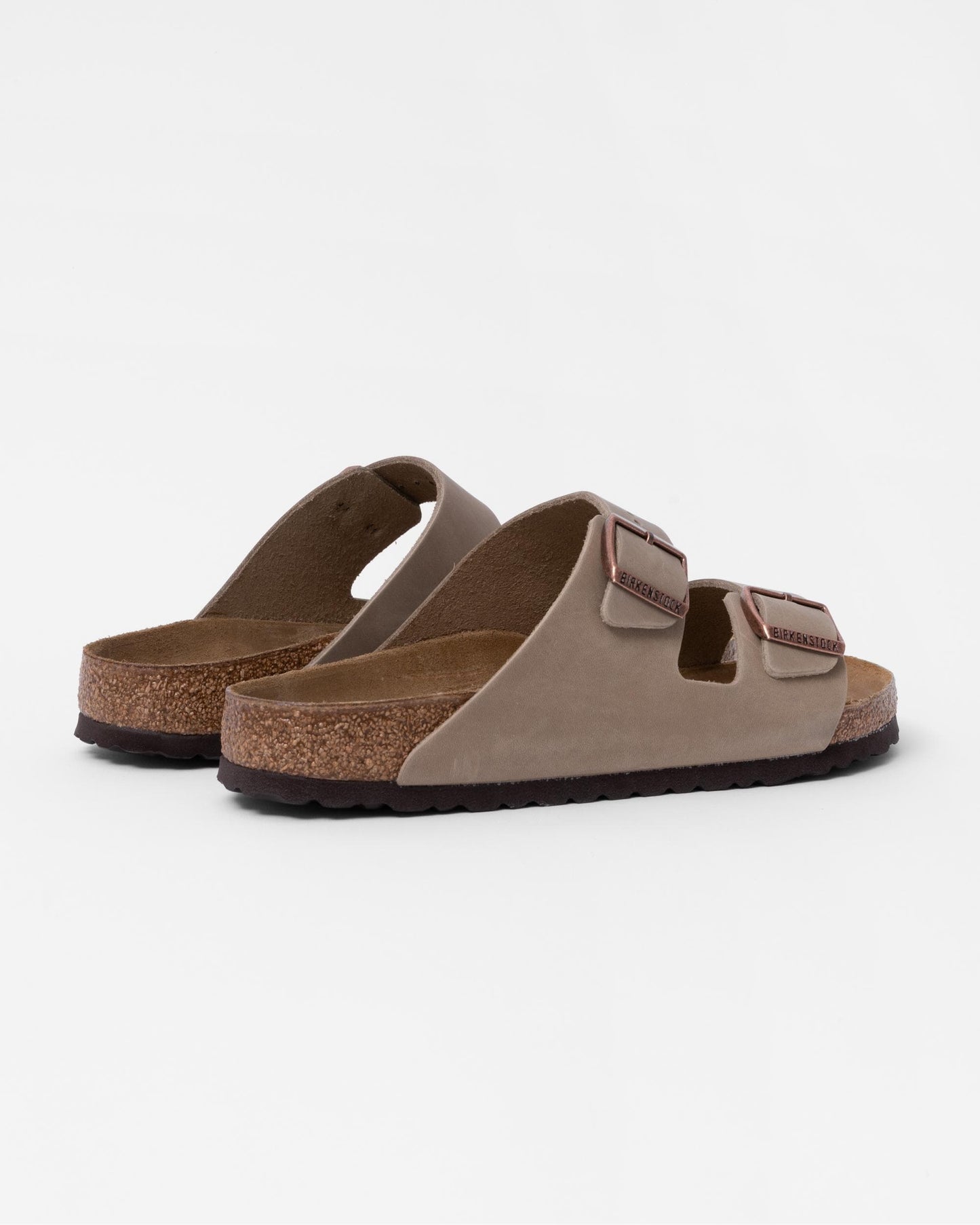 Birkenstock Arizona Oiled Nubuck Leather Womens Sandals - Tobacco Brown