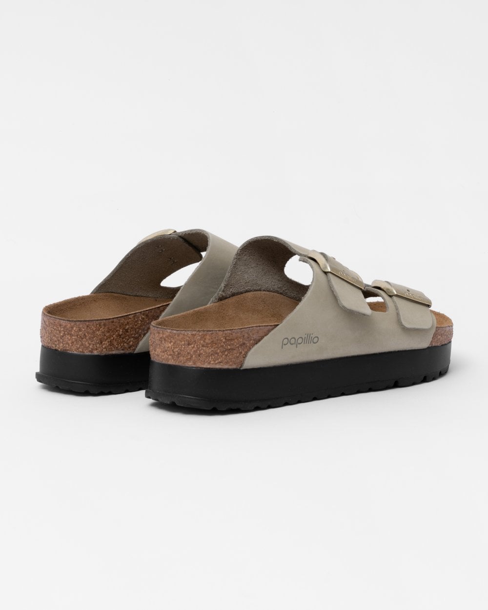 Birkenstock Papillio Arizona Flex Platform Womens Nubuck Leather Sandals