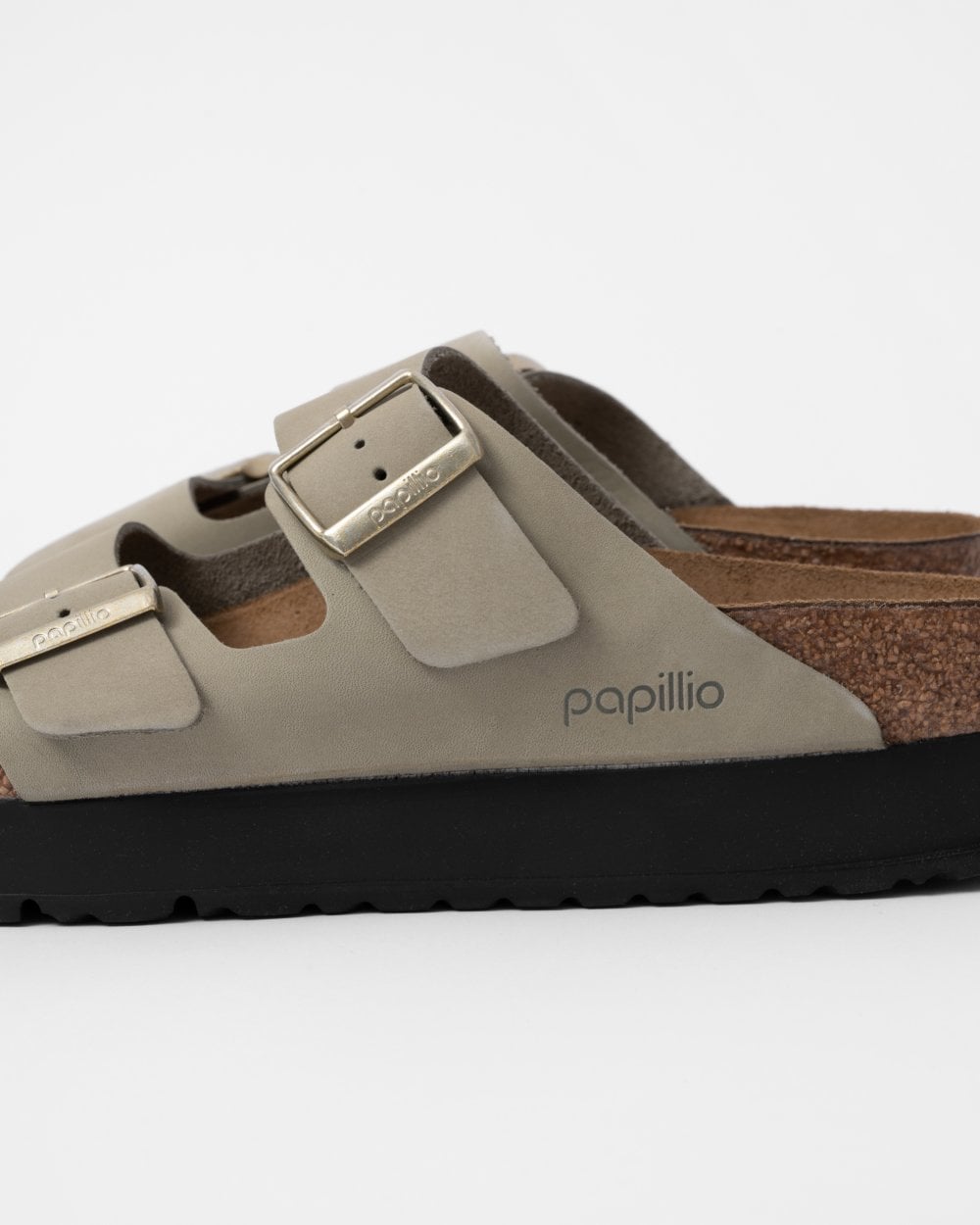 Birkenstock Papillio Arizona Flex Platform Womens Nubuck Leather Sandals