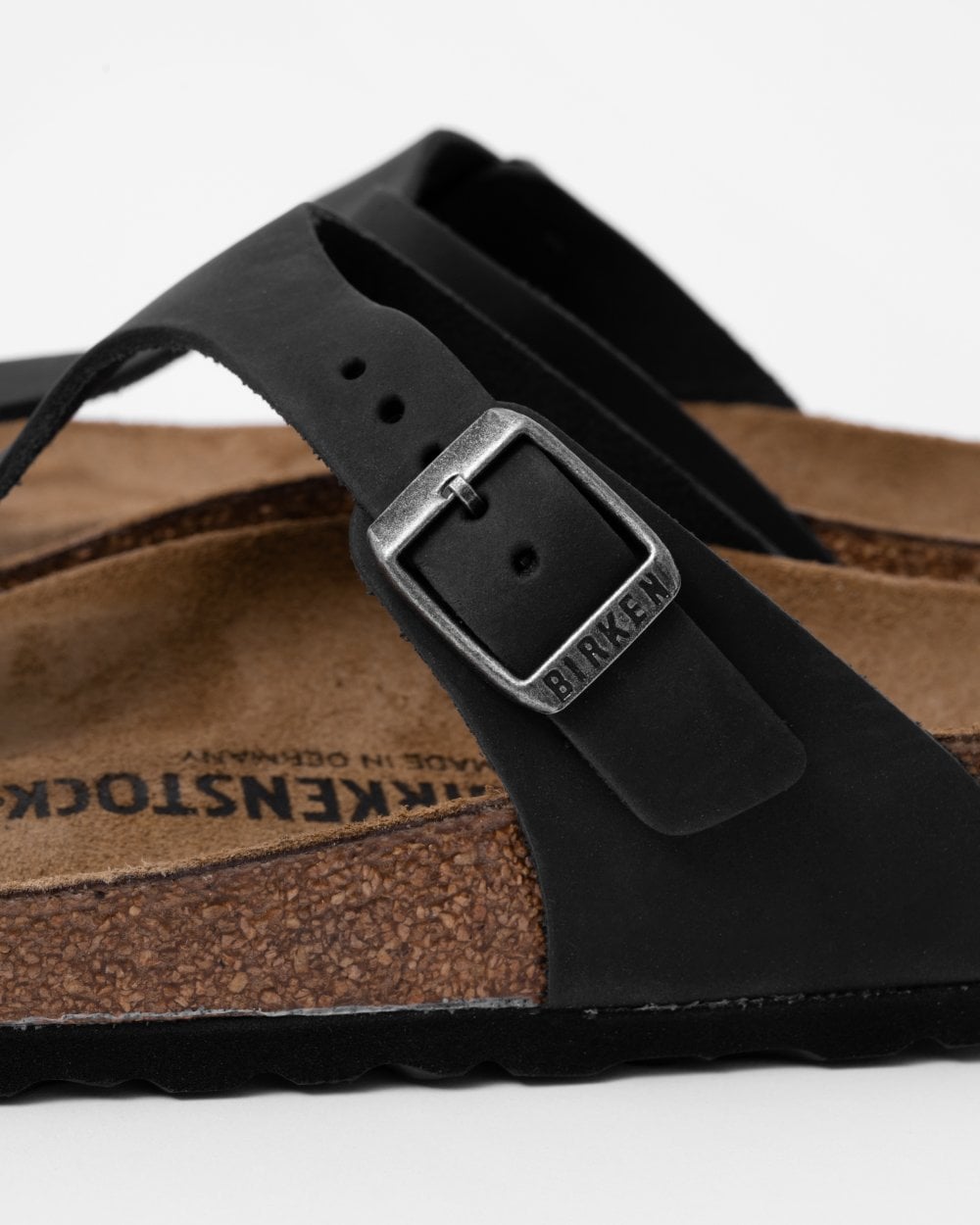 Birkenstock Gizeh Nubuck Oiled Leather Womens Sandals