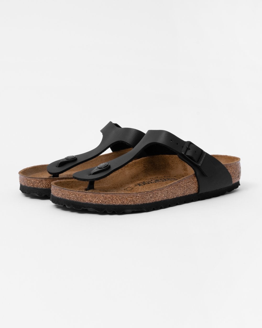 Birkenstock Gizeh Birko-Flor Womens Flip Flop - Black