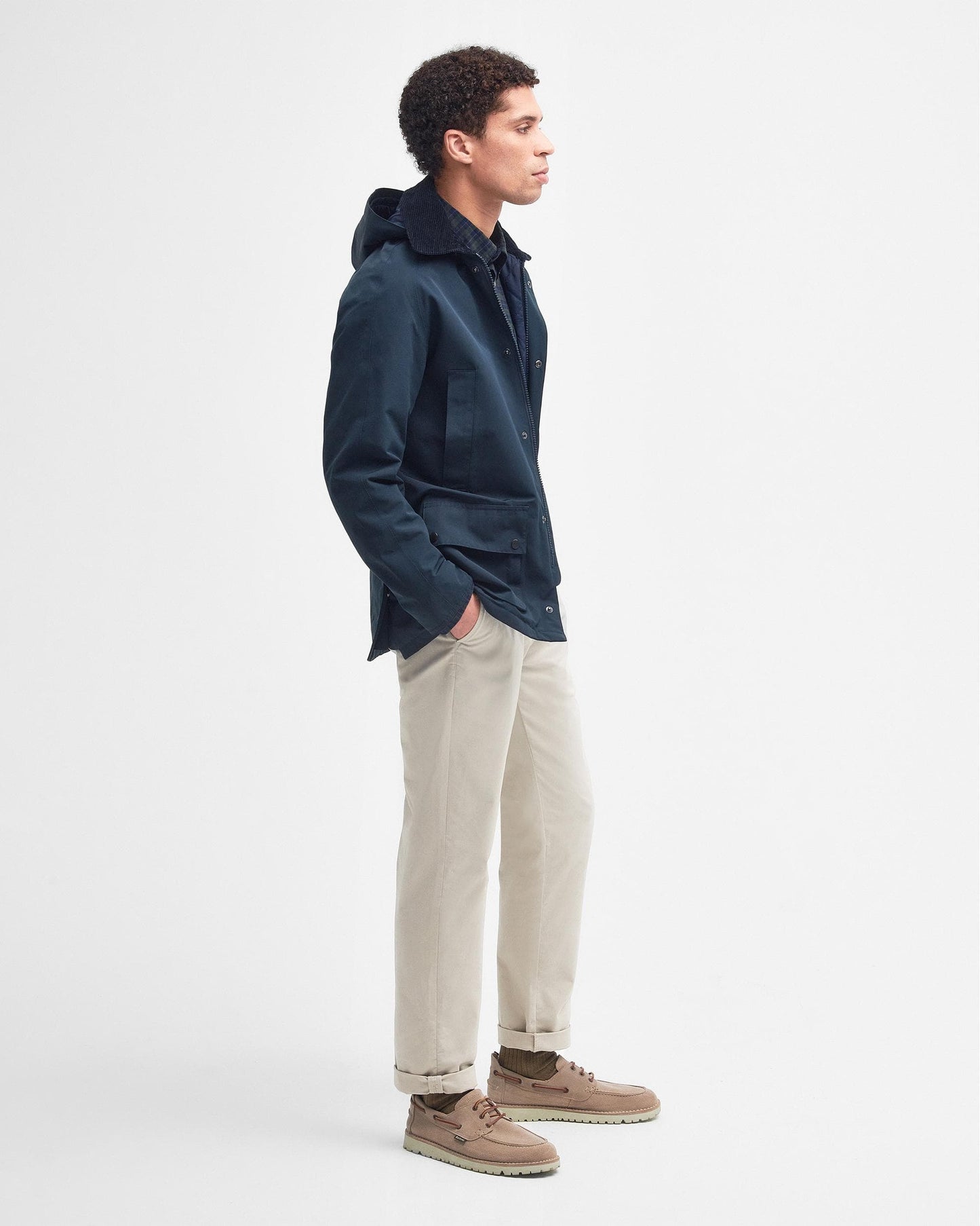 Barbour Winter Ashby Mens Waterproof Jacket - Navy
