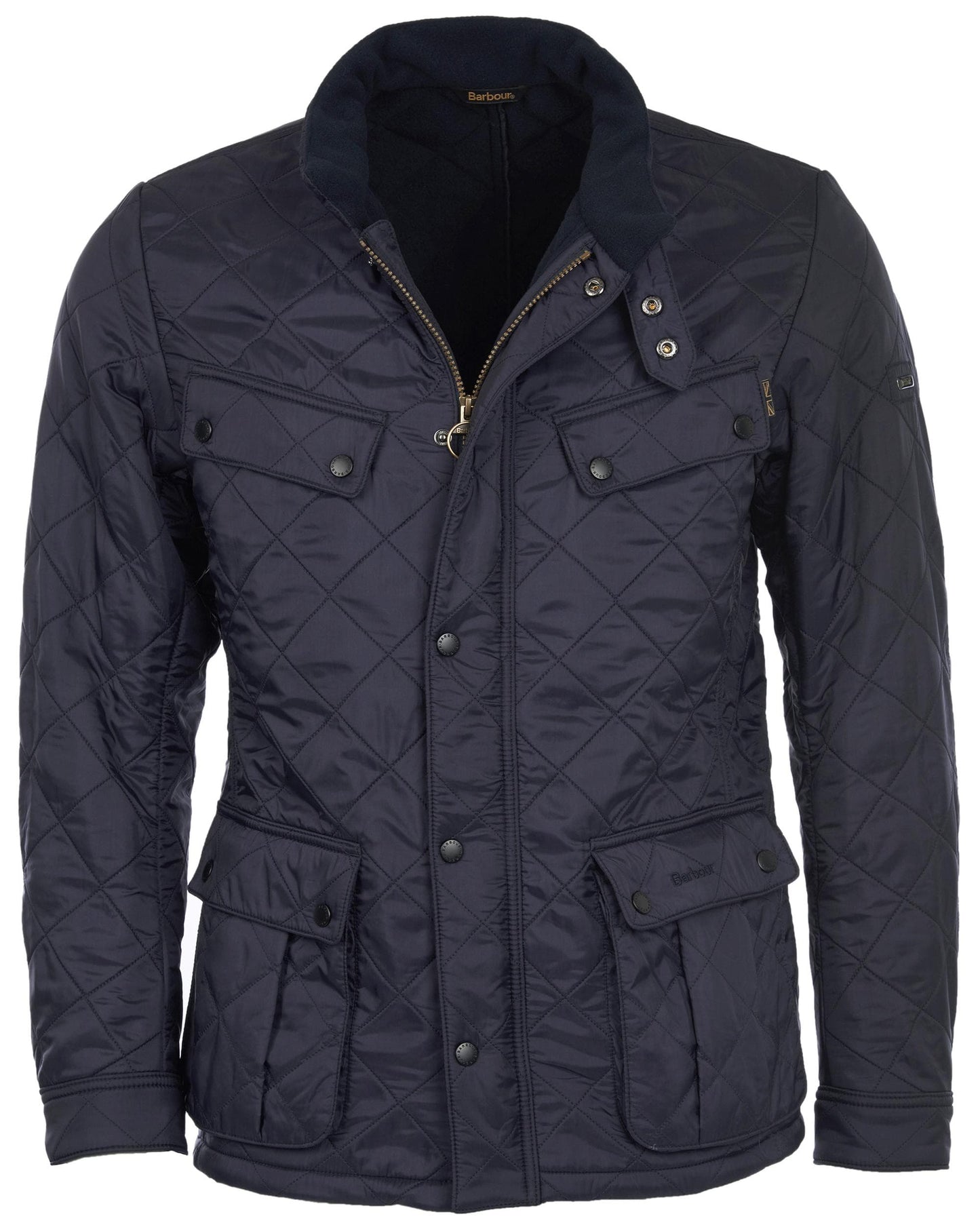 Barbour International Ariel Mens Polarquilt Jacket - Navy
