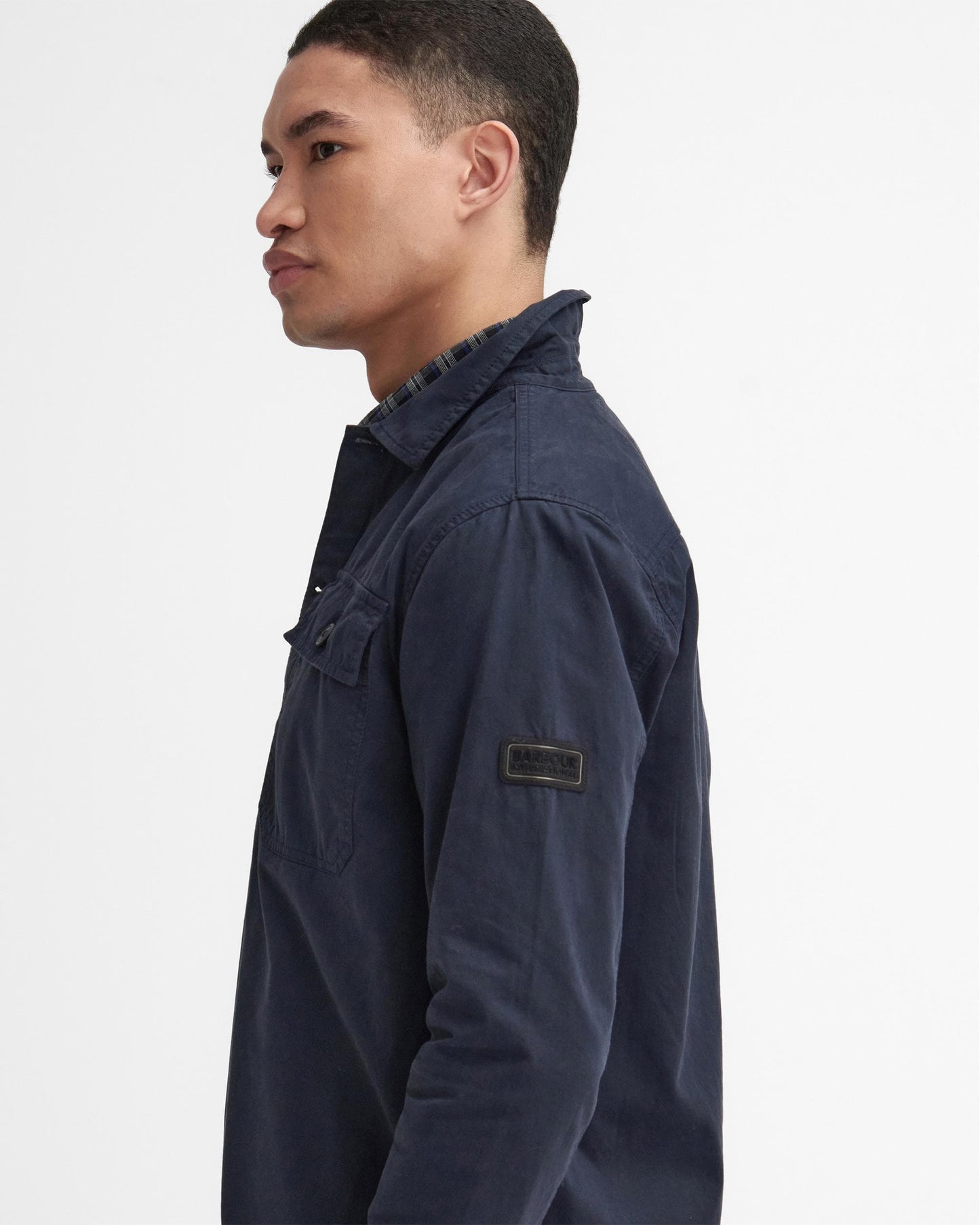 Barbour International Arlo Mens Overshirt - Navy