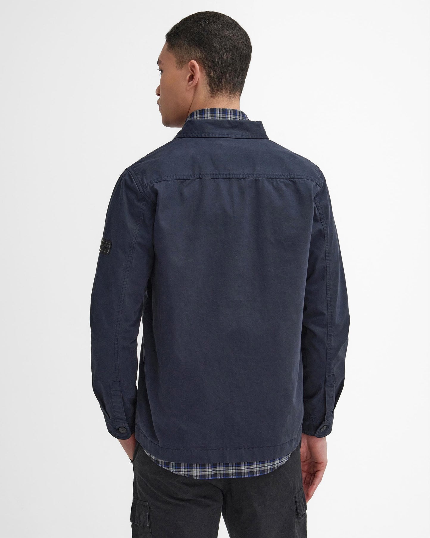 Barbour International Arlo Mens Overshirt - Navy