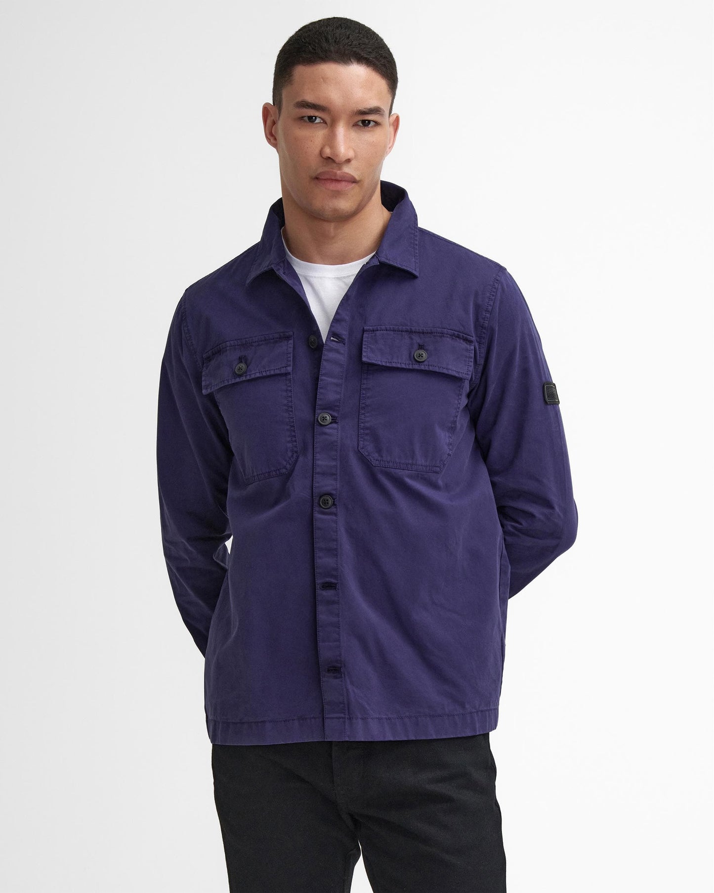 Barbour International Arlo Mens Overshirt - Royal Blue