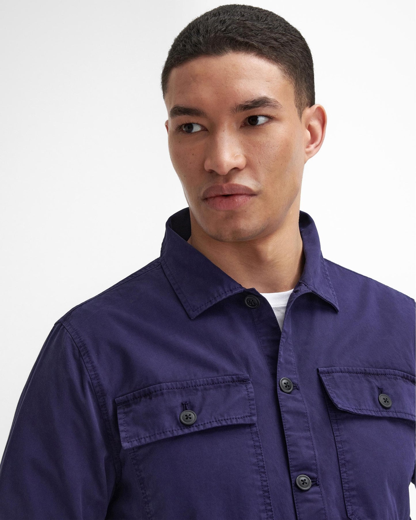 Barbour International Arlo Mens Overshirt - Royal Blue