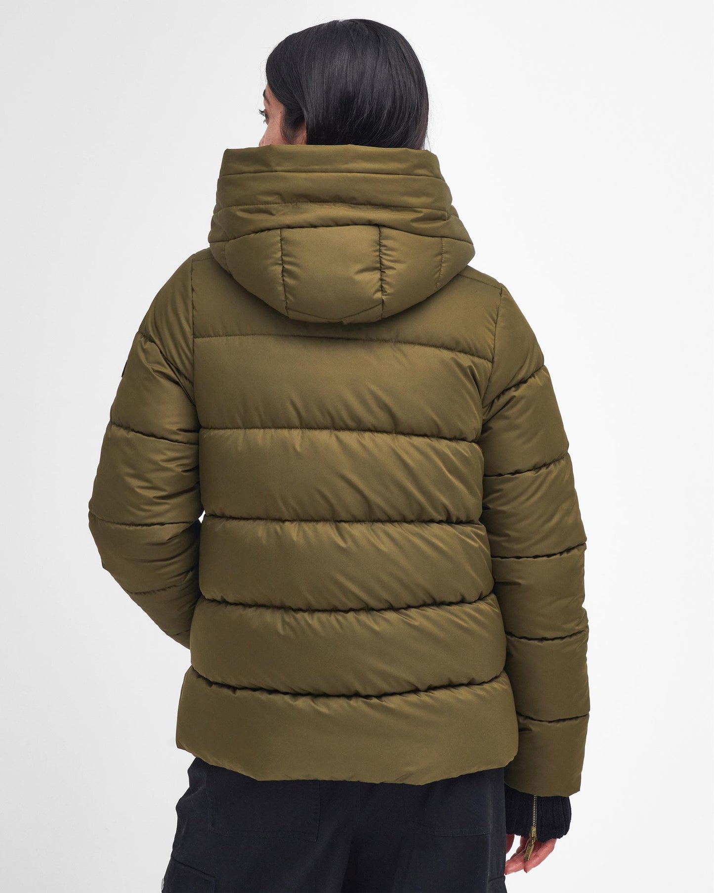 Barbour International Barron Womens Puffer Jacket - Empire Green