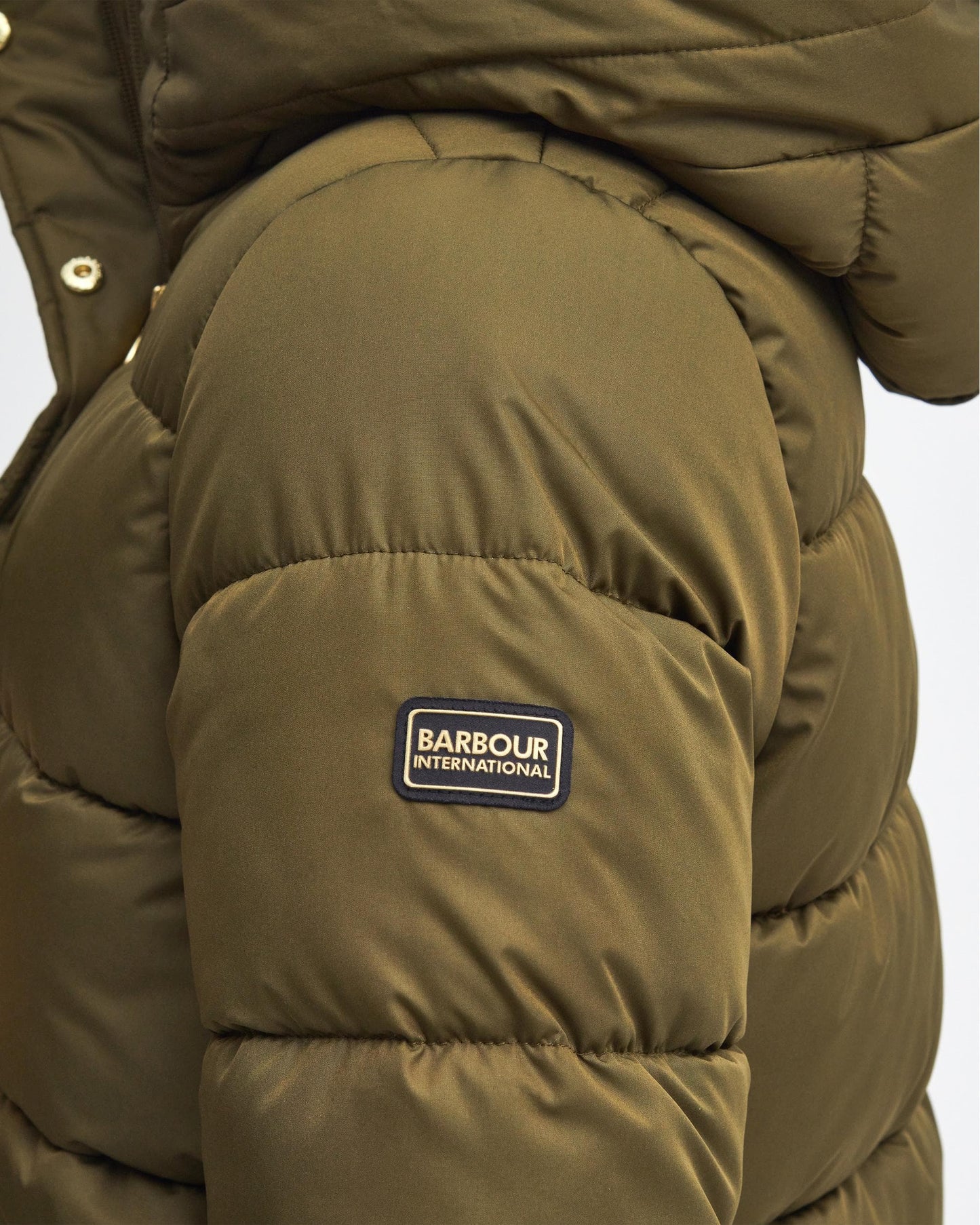 Barbour International Barron Womens Puffer Jacket - Empire Green