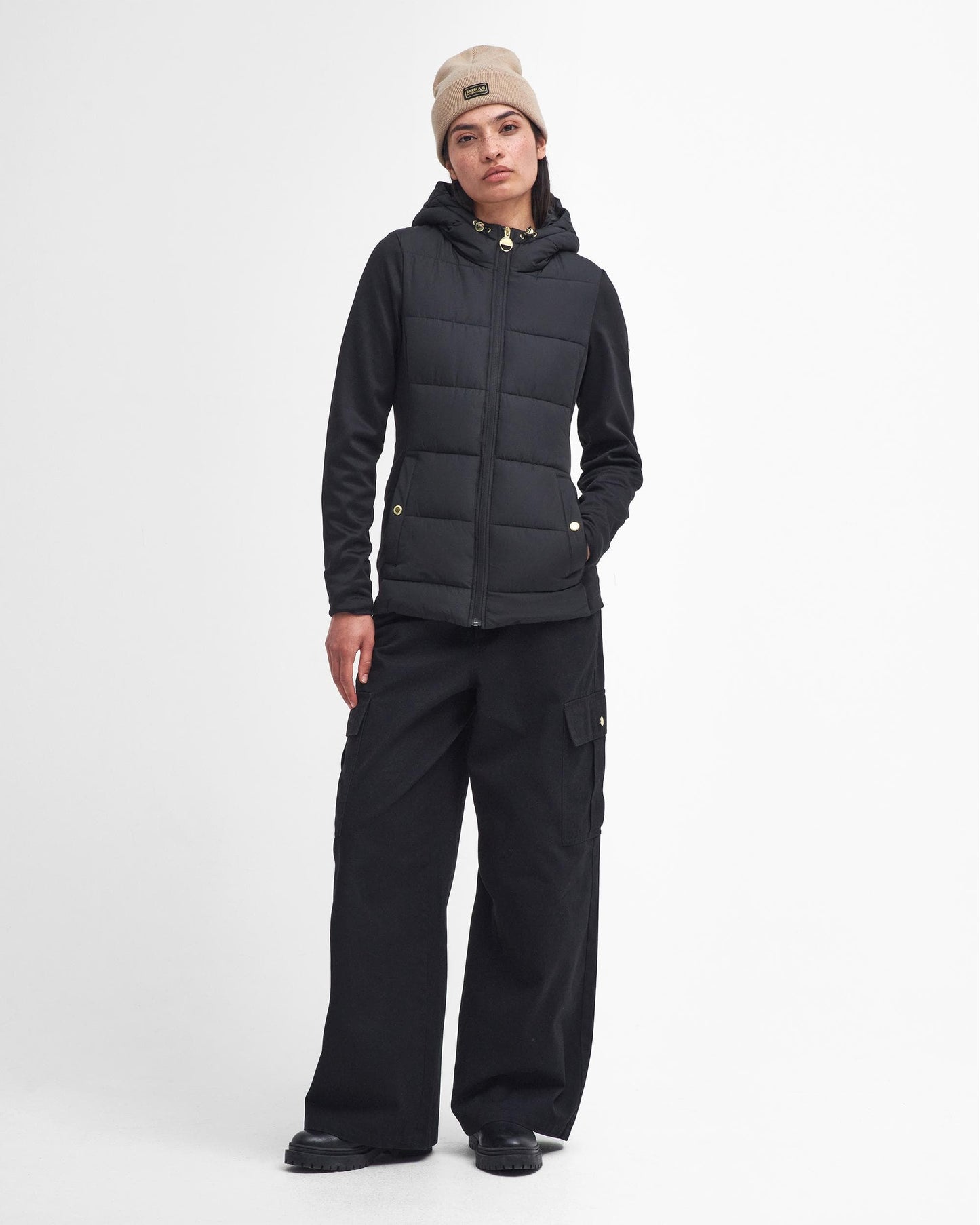 Barbour International Bondar Womens Quilted Sweatshirt