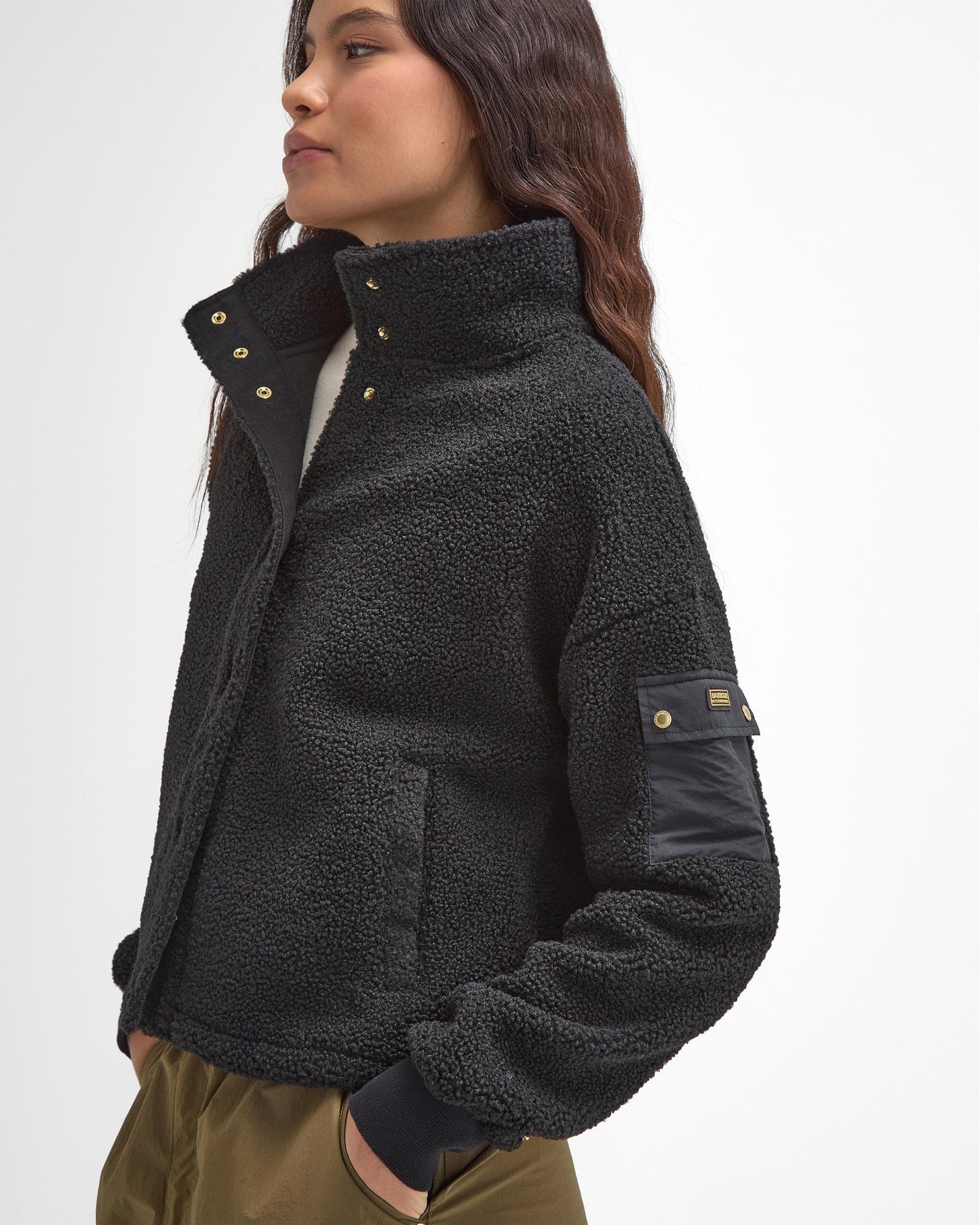 Barbour International Callie Womens Fleece Bomber