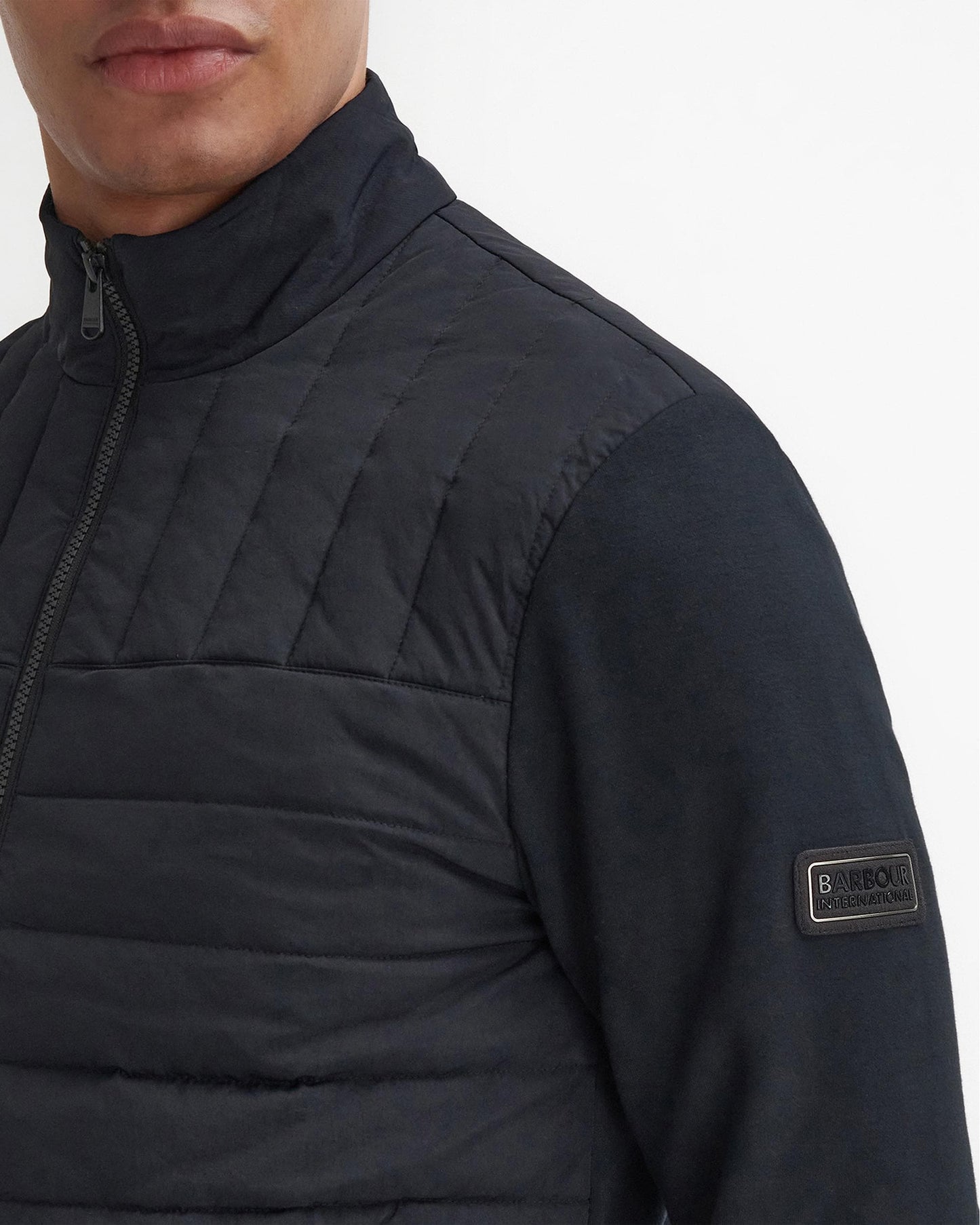 Barbour International Barbour International Counter Mens Quilted Sweatshirt