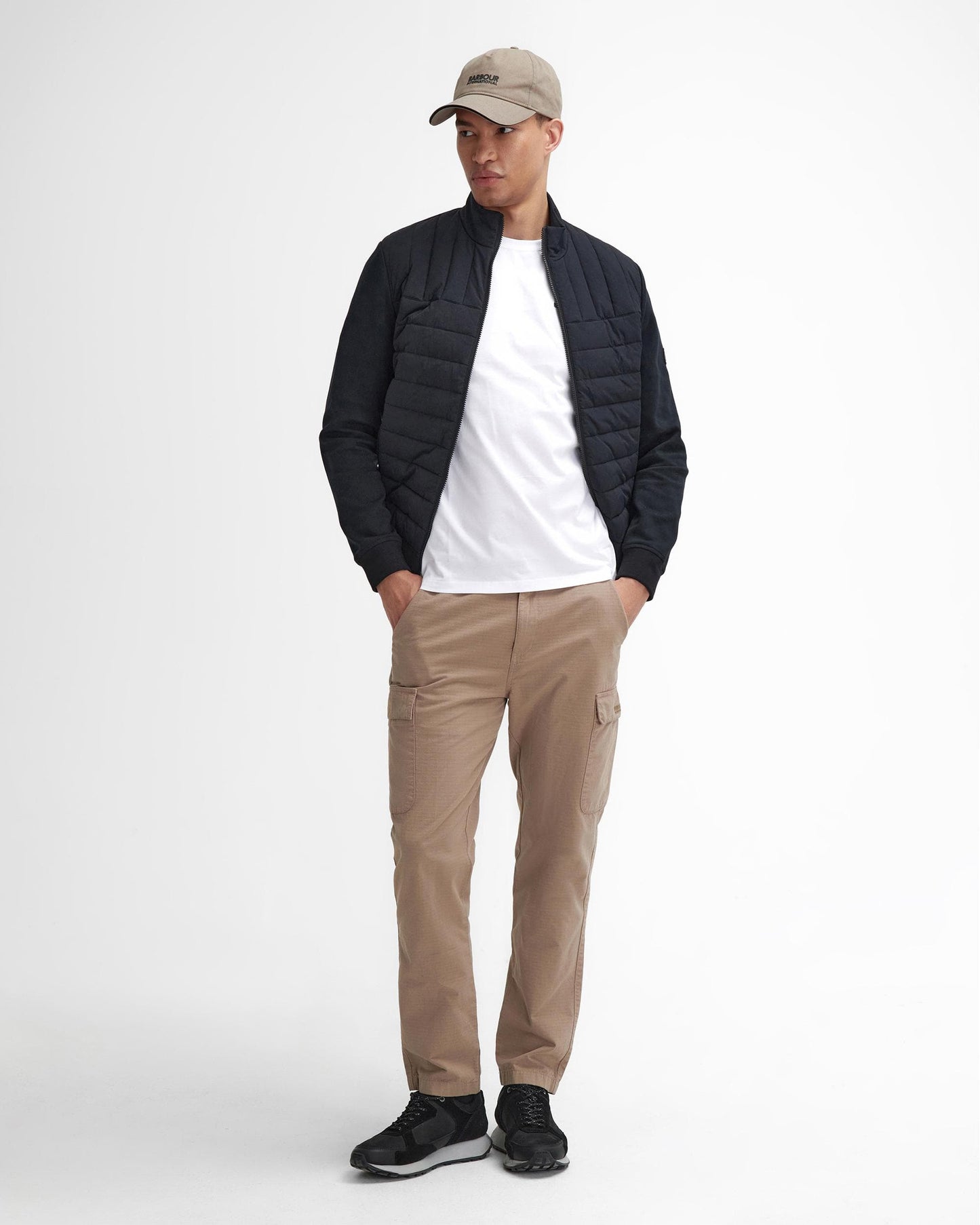 Barbour International Barbour International Counter Mens Quilted Sweatshirt