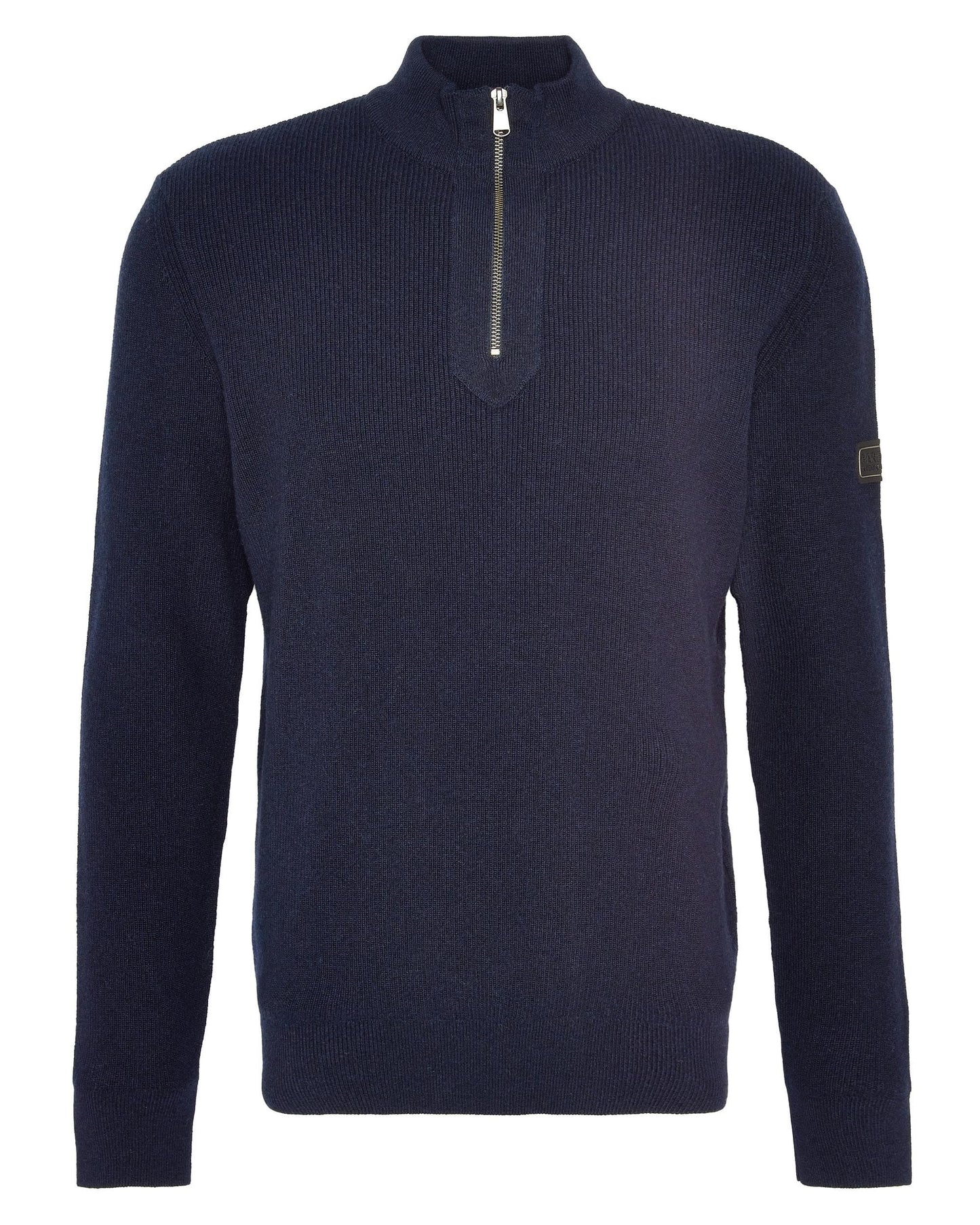 Barbour International Crawley Mens Funnel Neck Jumper - Navy