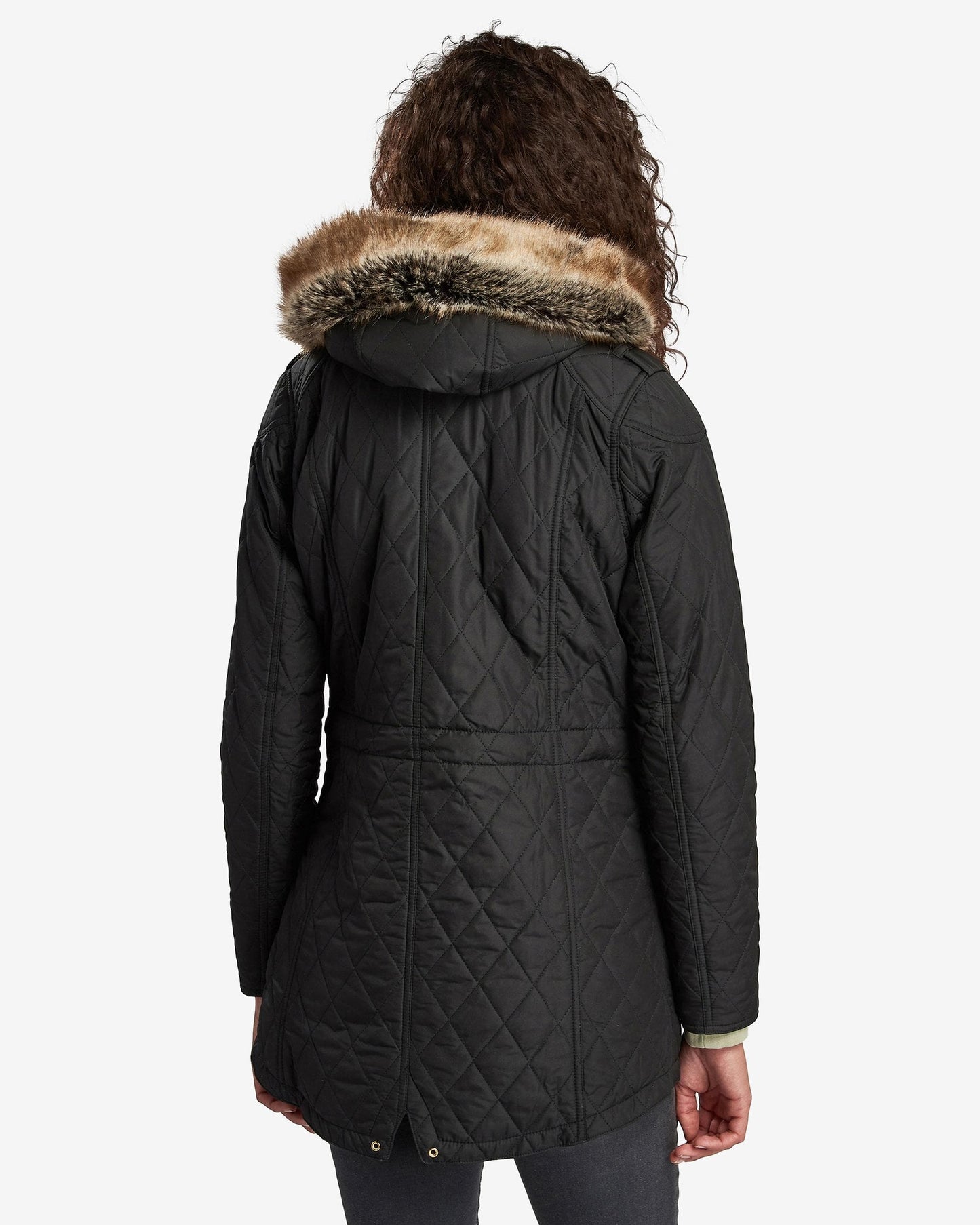 Barbour International Enduro Womens Quilted Jacket - Black
