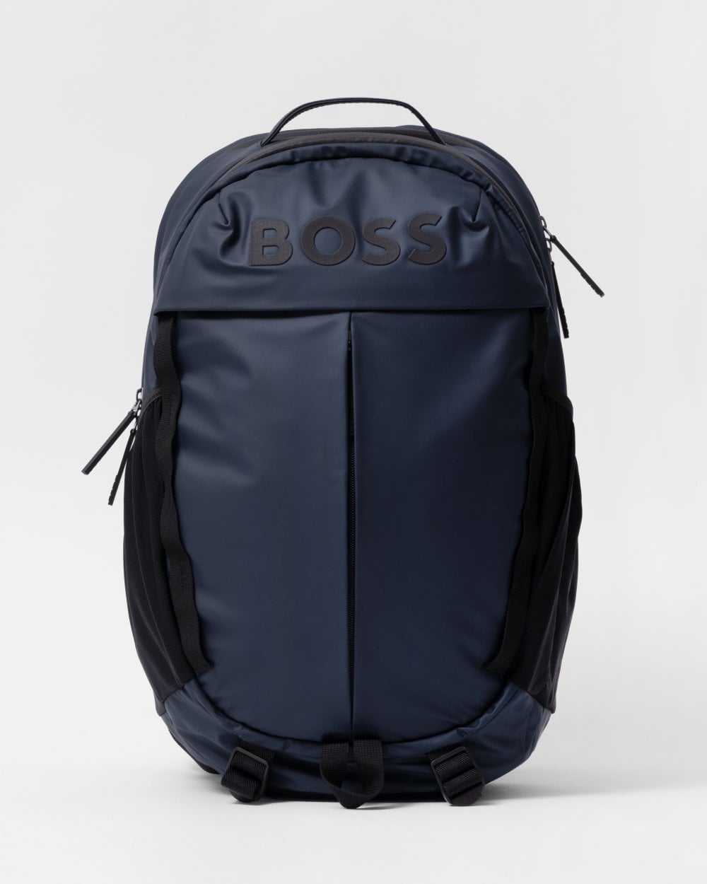 BOSS Orange Stormy Mens Faux Leather Backpack with Logo Details