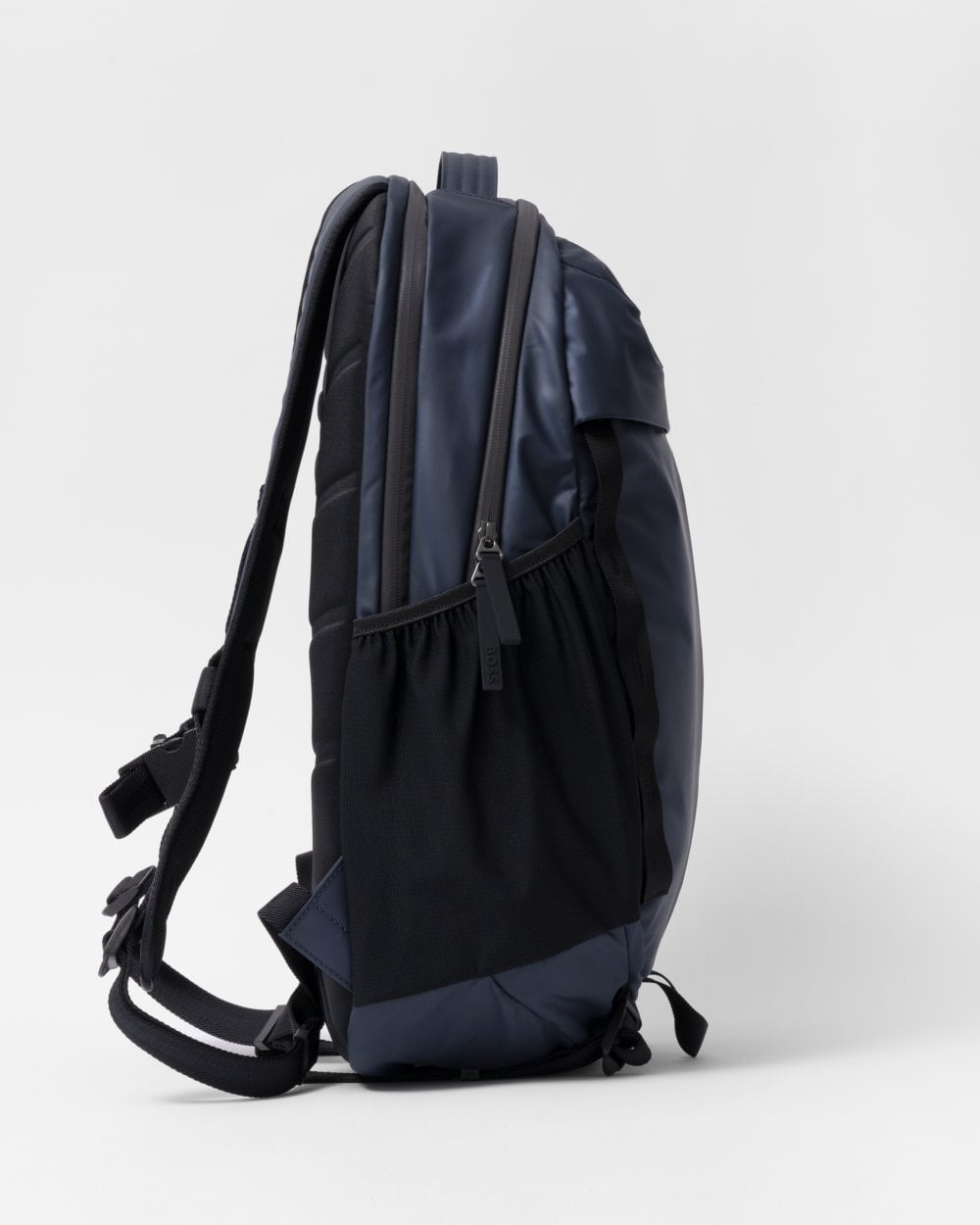BOSS Orange Stormy Mens Faux Leather Backpack with Logo Details
