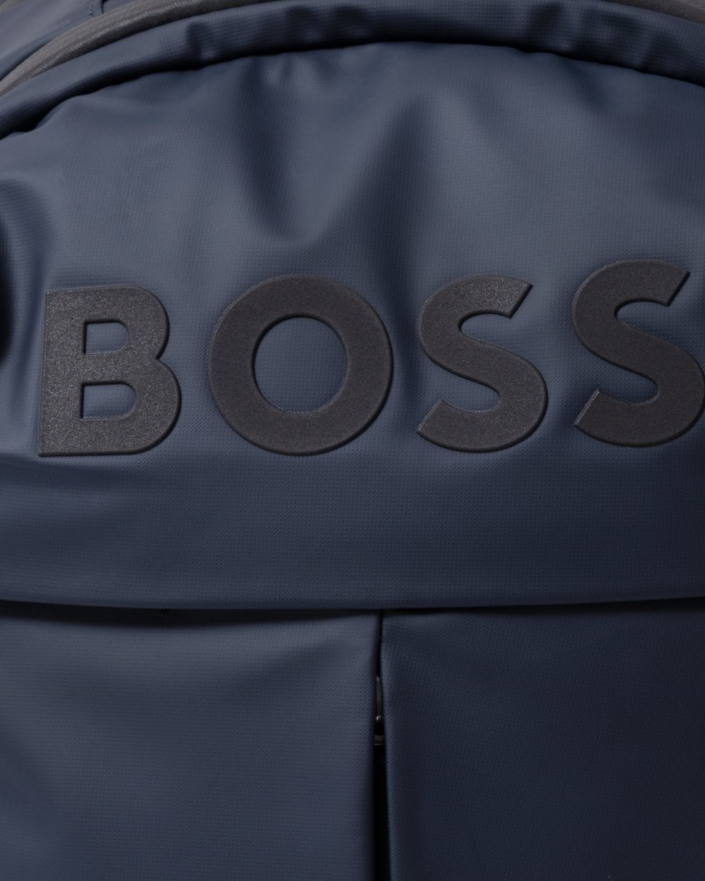 BOSS Orange Stormy Mens Faux Leather Backpack with Logo Details