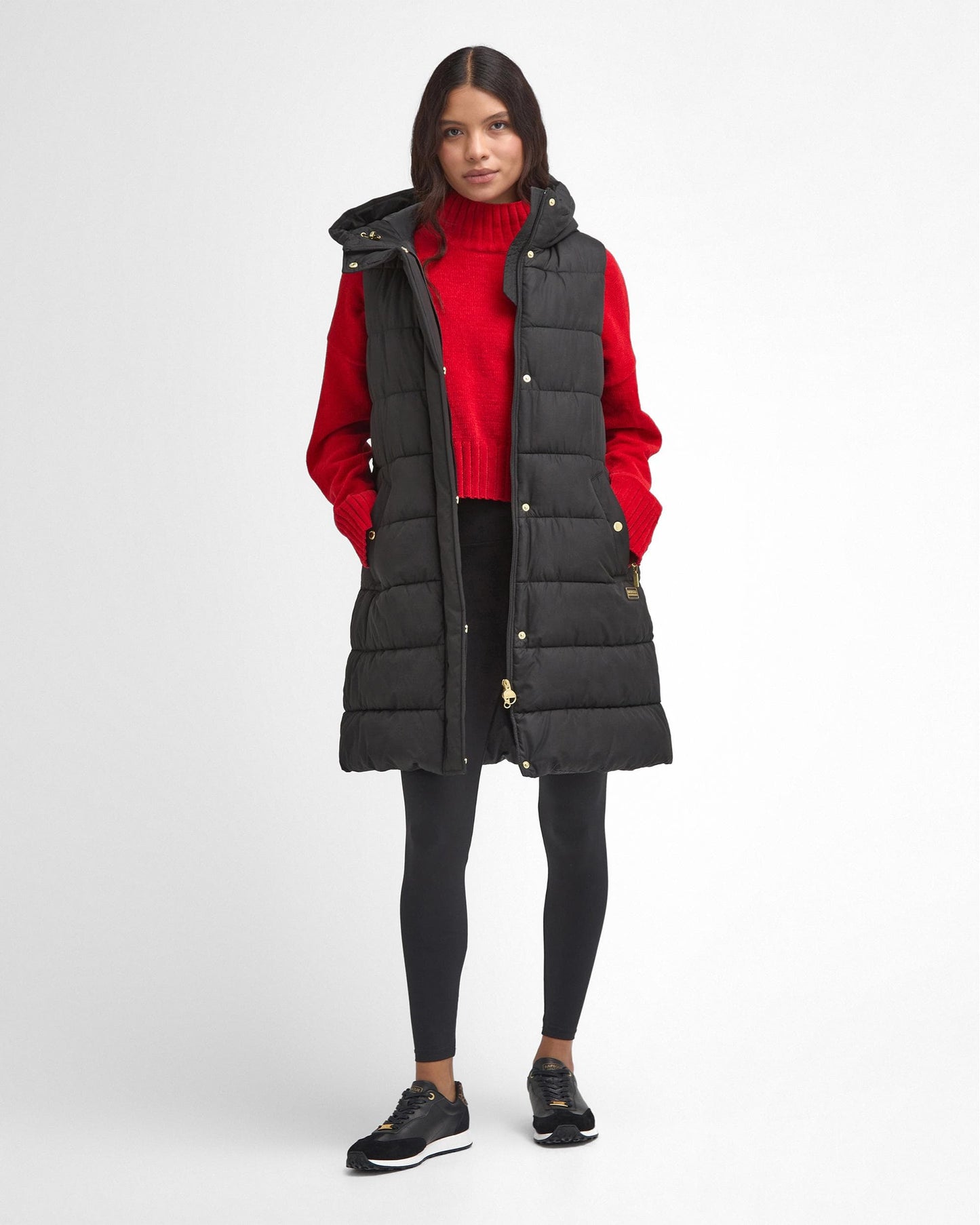 Barbour International Greyson Womens Long Puffer Gilet