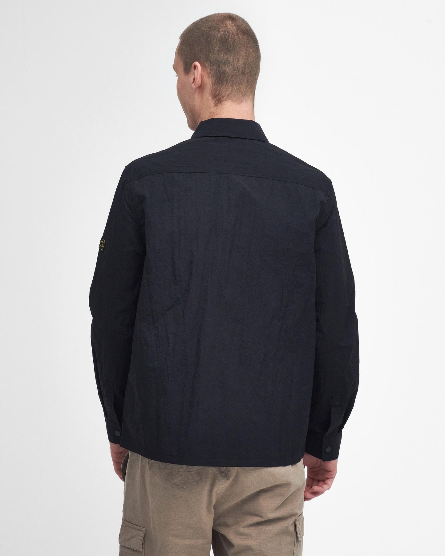 Barbour International Inline Mens Overshirt - Black