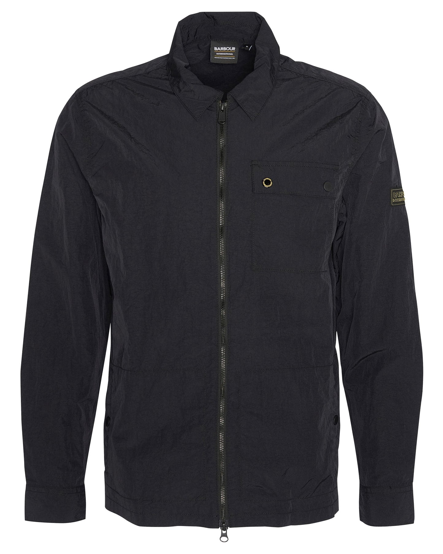 Barbour International Inline Mens Overshirt - Black