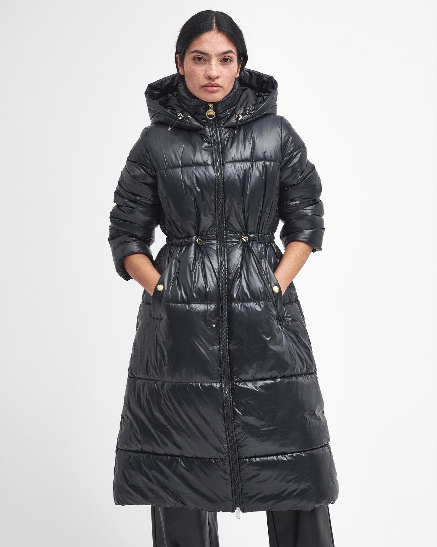 Barbour International Longline Watkins Womens Puffer Jacket
