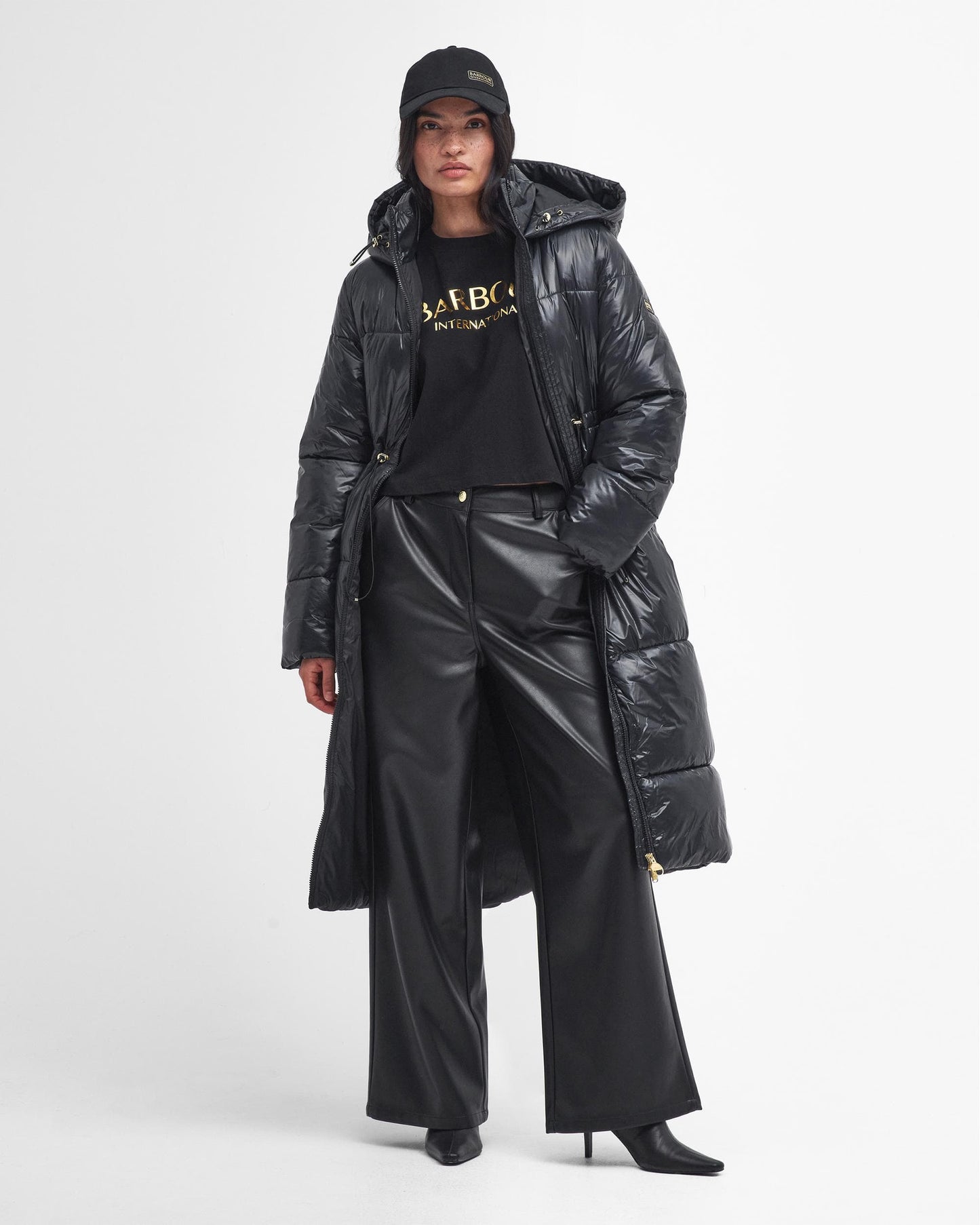 Barbour International Longline Watkins Womens Puffer Jacket