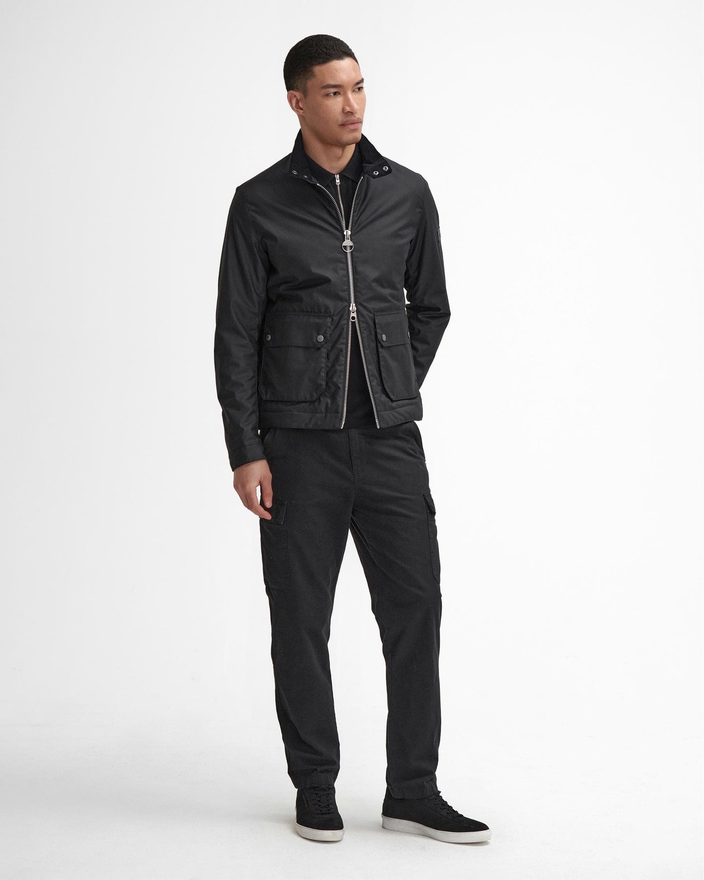 Barbour International Barbour International Lutlaw Harrington Mens Wax Jacket