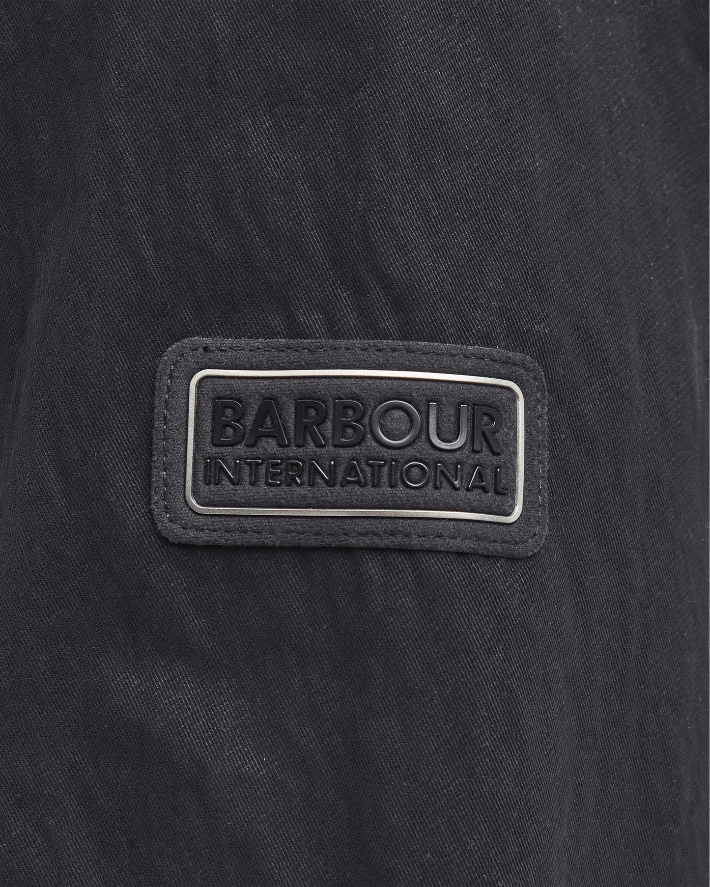 Barbour International Maze Peached Mens Overshirt - Black