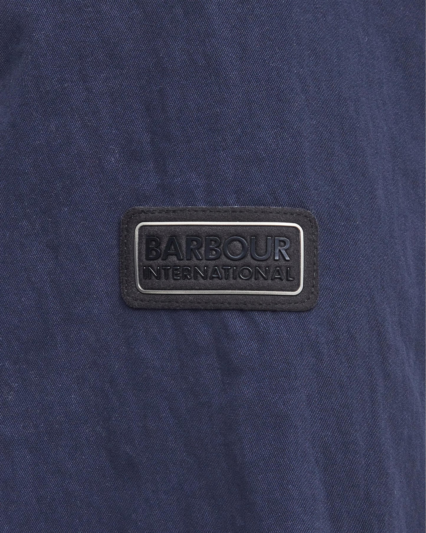Barbour International Maze Peached Mens Overshirt - Navy