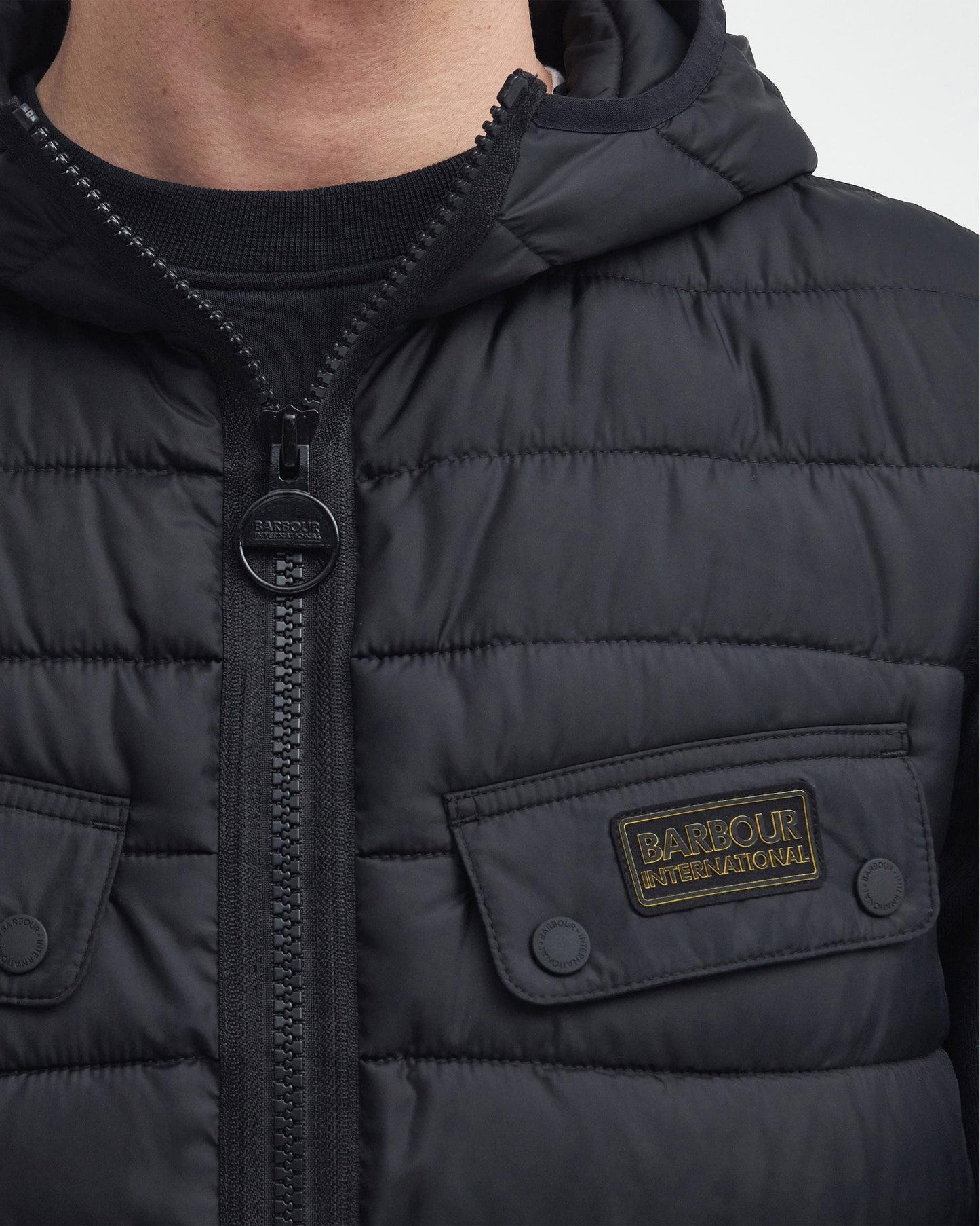 Barbour International Molden Mens Puffer Gilet - Black