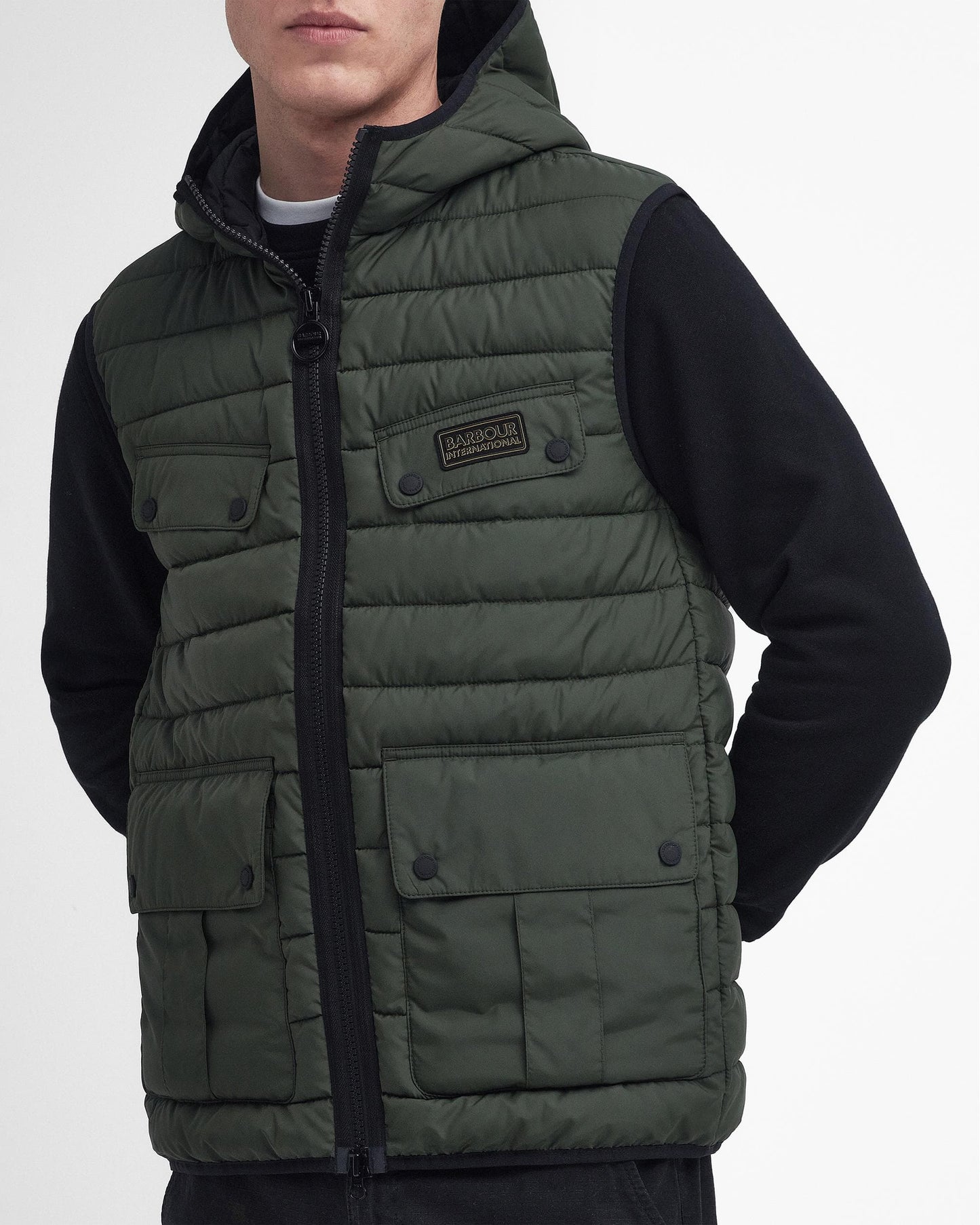 Barbour International Molden Mens Puffer Gilet - Sage
