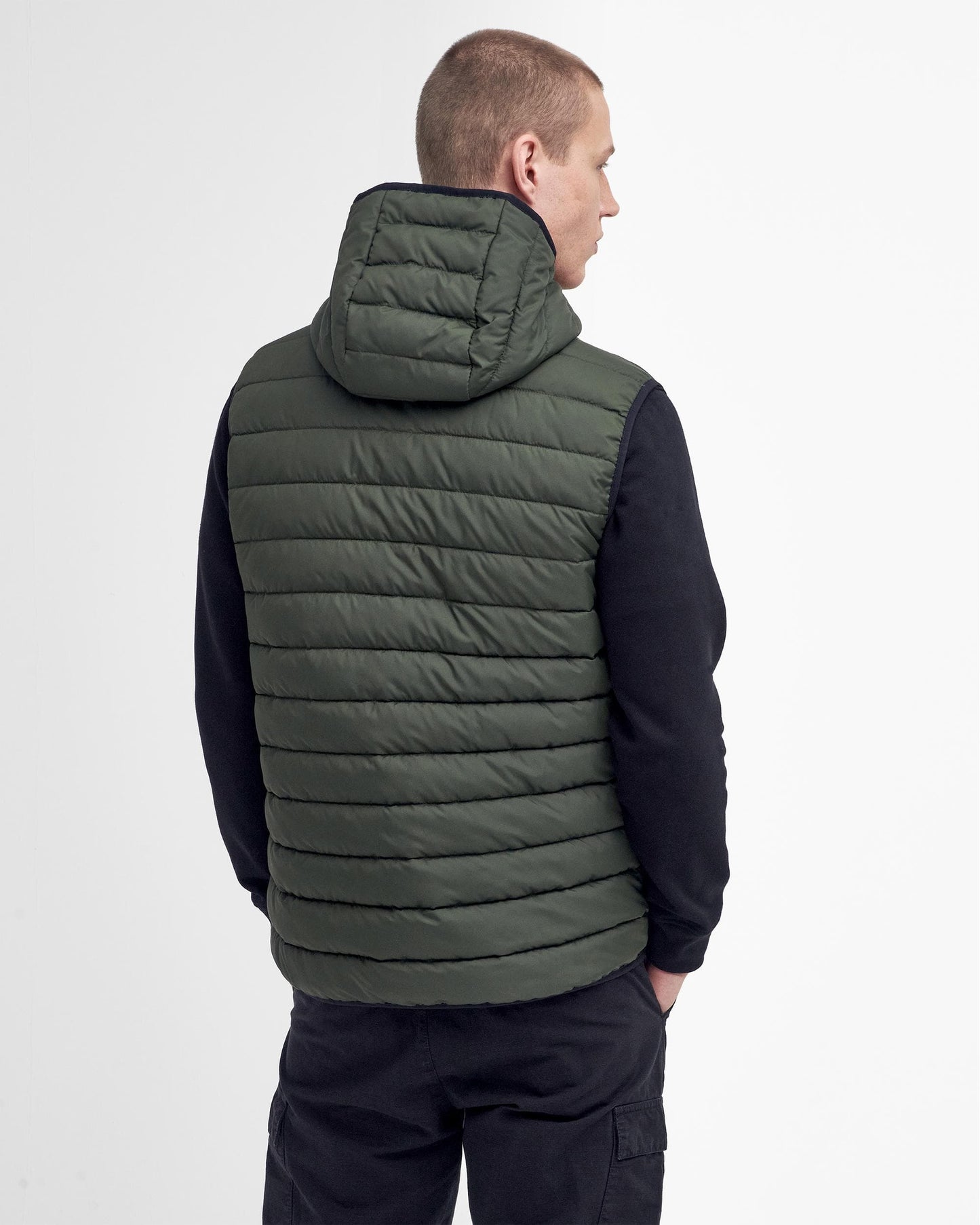 Barbour International Molden Mens Puffer Gilet - Sage