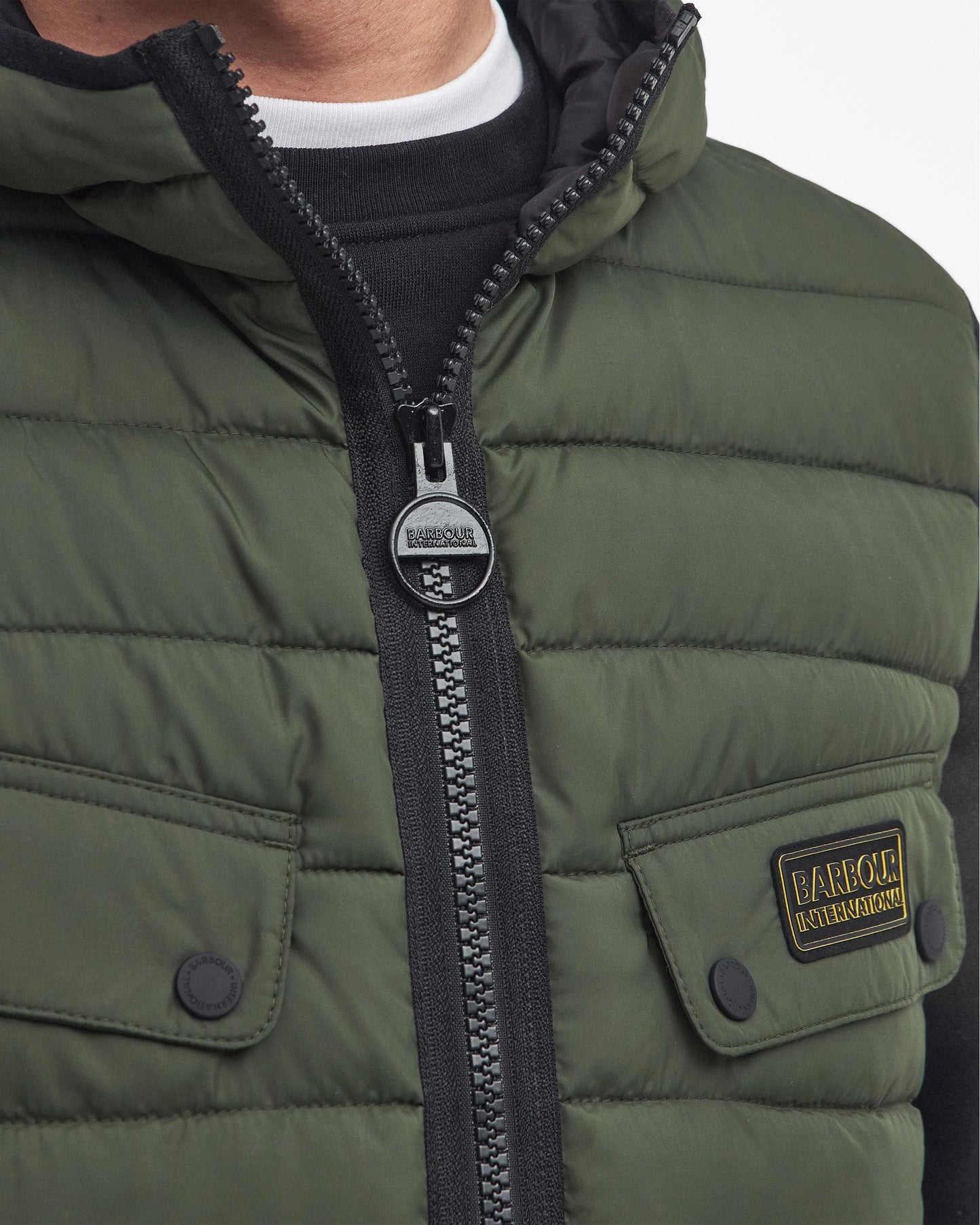 Barbour International Molden Mens Puffer Gilet - Sage