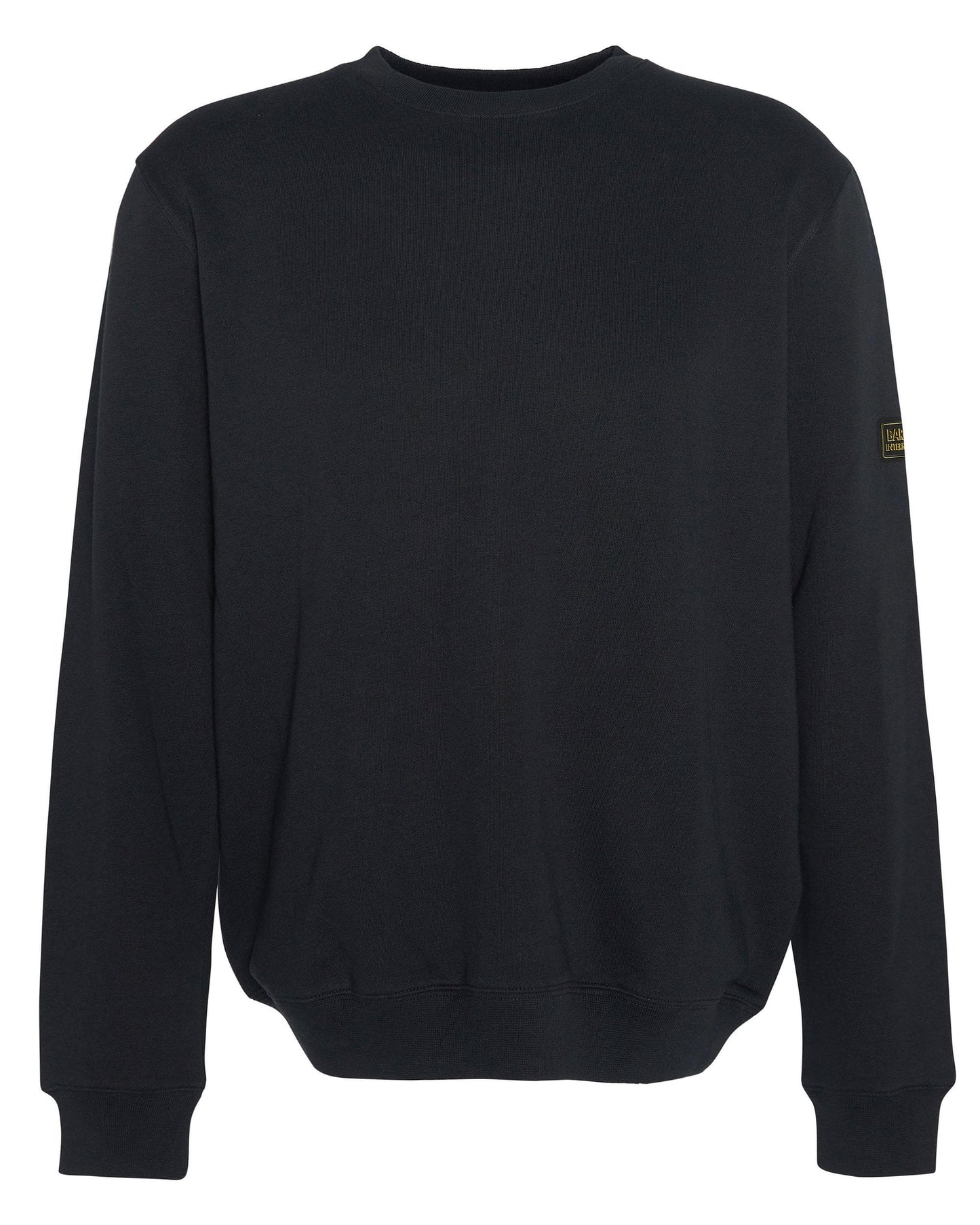 Barbour International Outline Badge Mens Sweatshirt - Black
