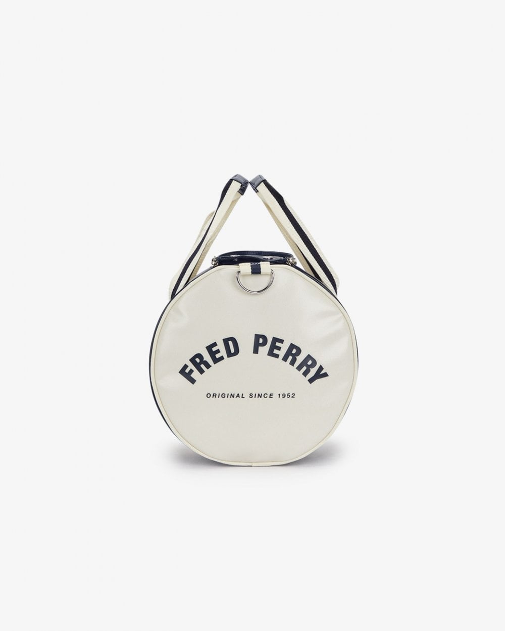 Fred Perry Recycled Polyester Classic Barrel Bag - Carbon Blue/Ecru Y15